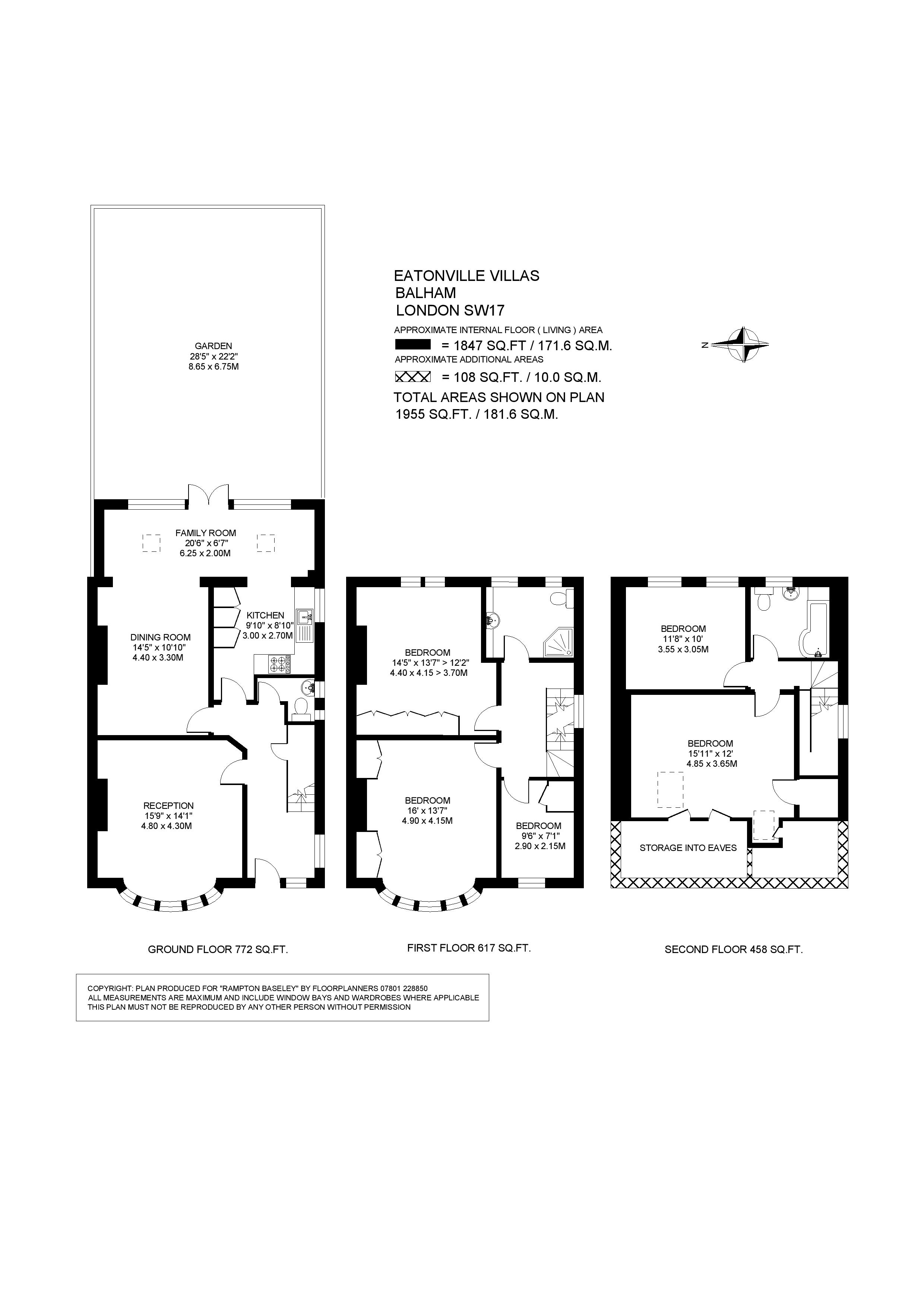 1, Eatonville Villas, London floorplan