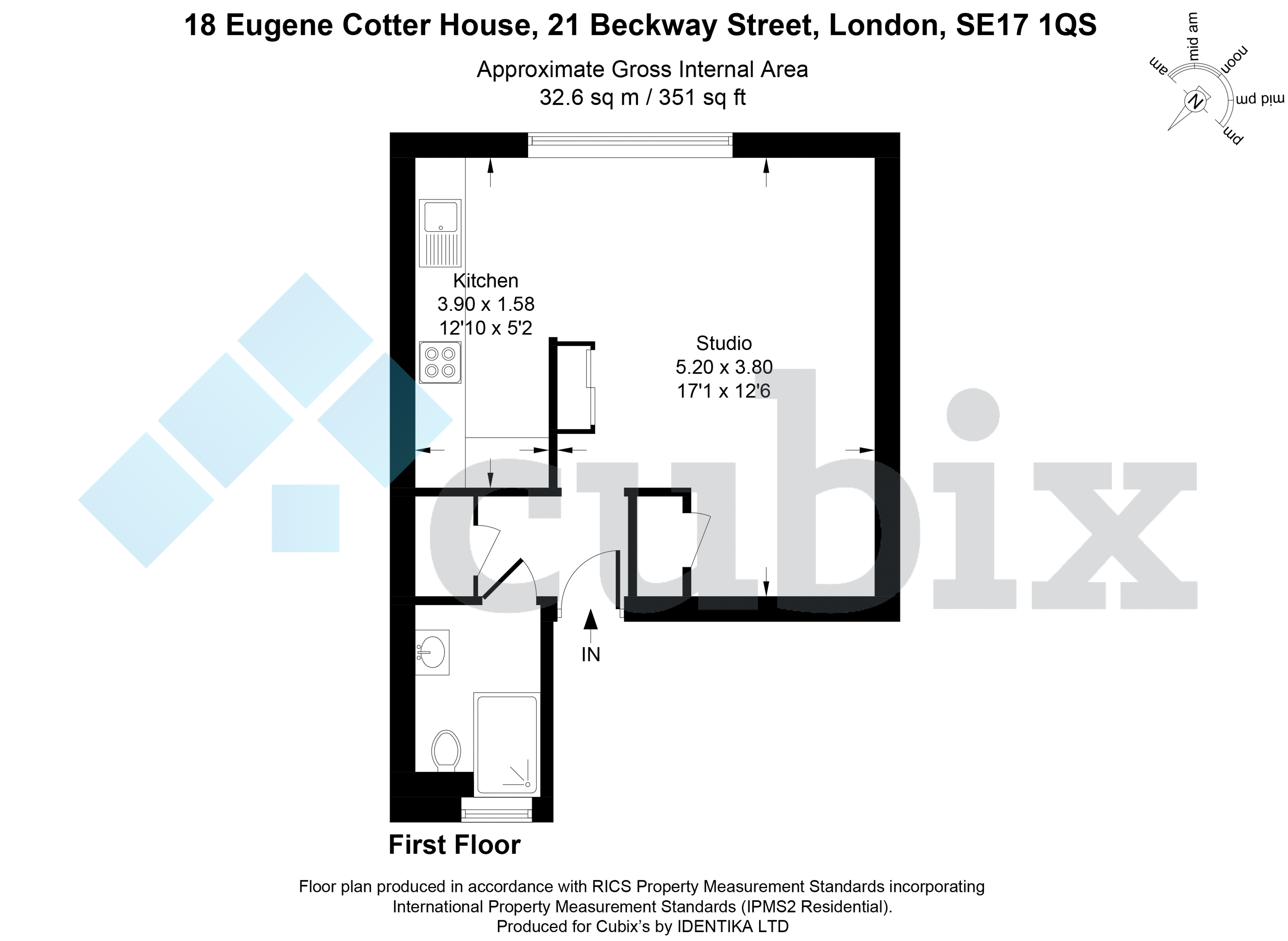 18, Beckway Street, London floorplan