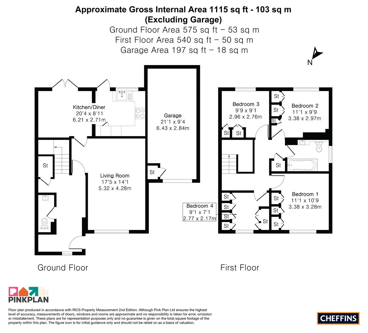11, Friar Close, Haverhill floorplan