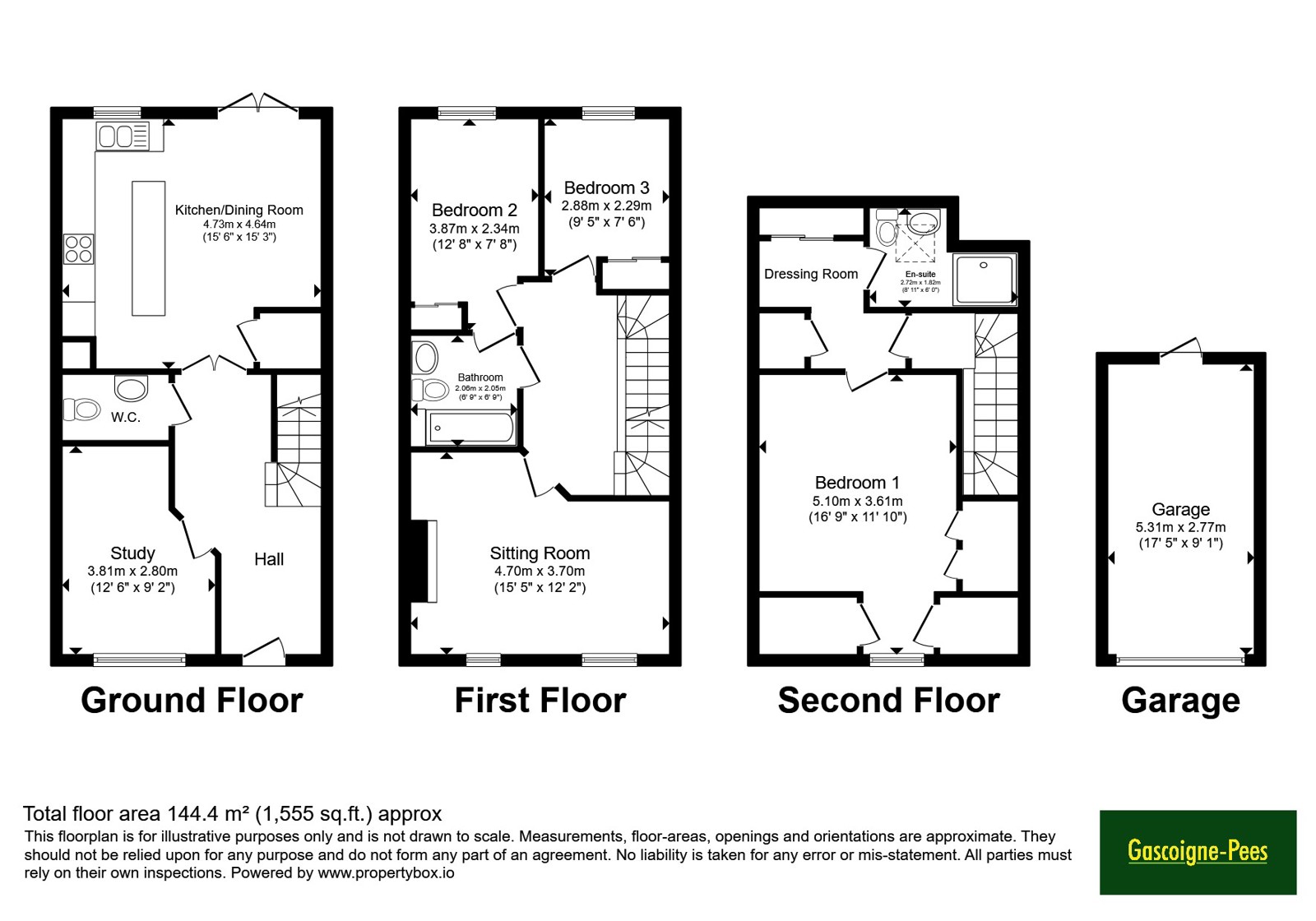 27, Halcyon Close, Leatherhead floorplan