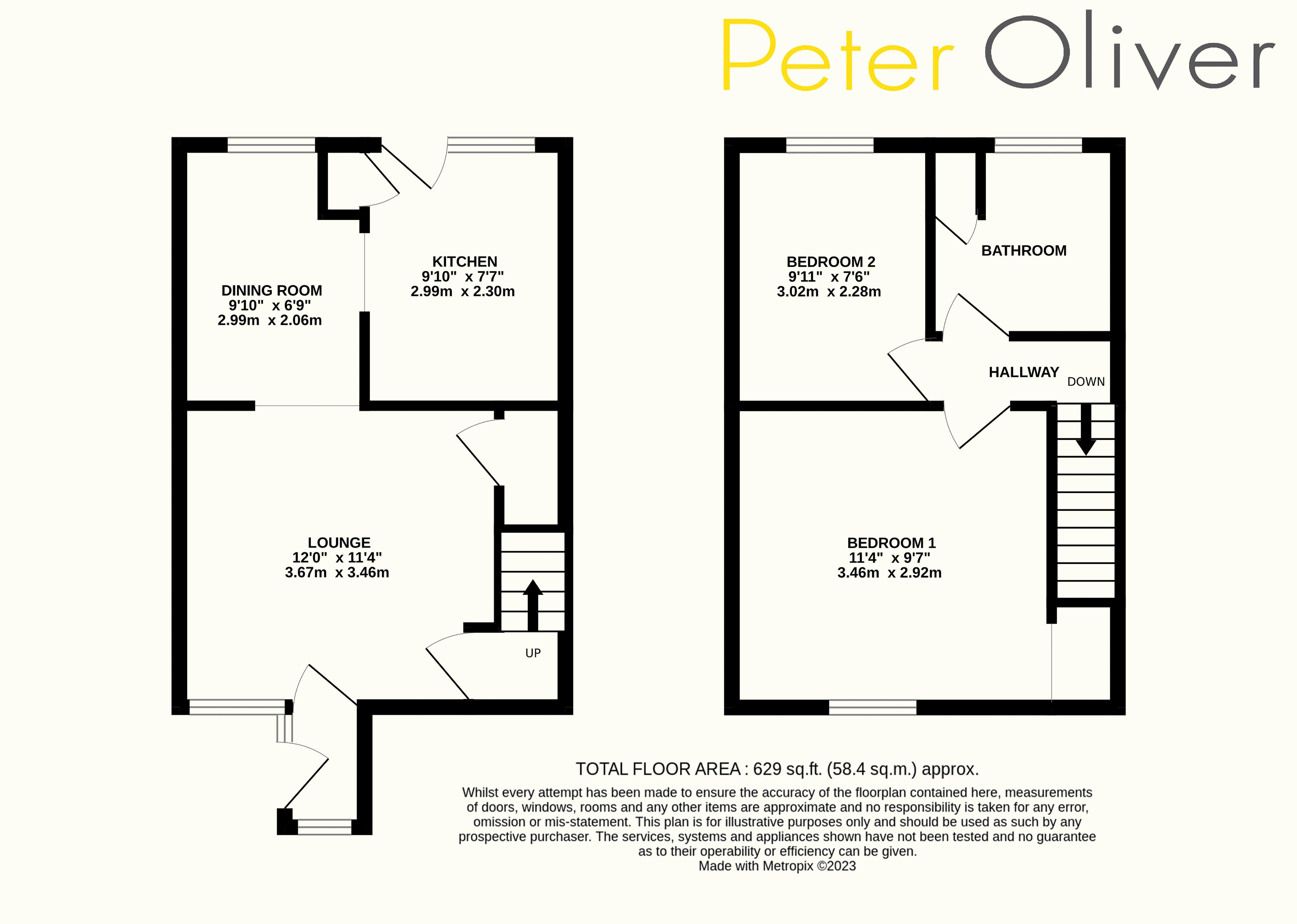 Framfield Road, Uckfield TN22, 2 bedroom terraced house for sale