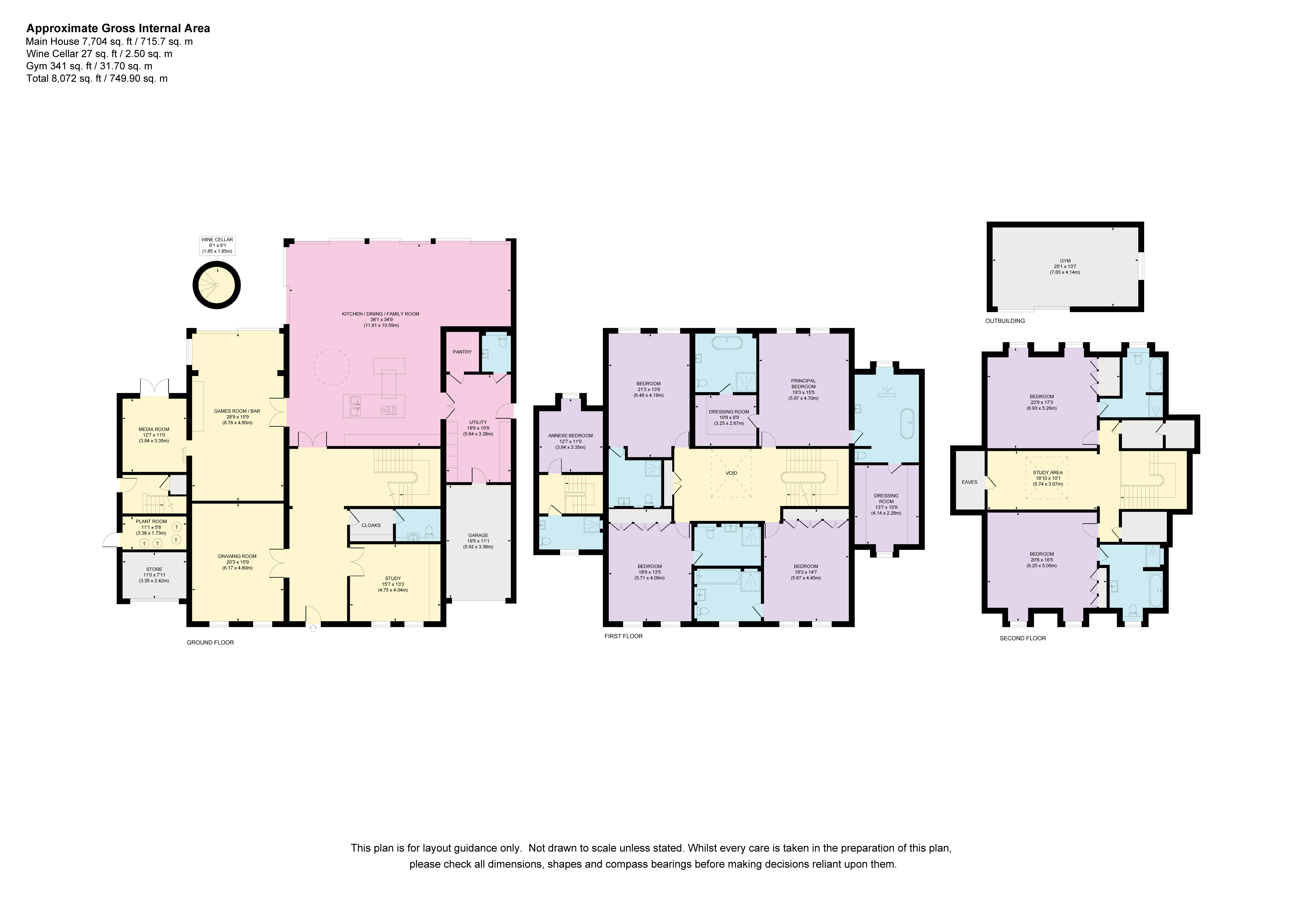 17, Sandown Avenue, Esher floorplan