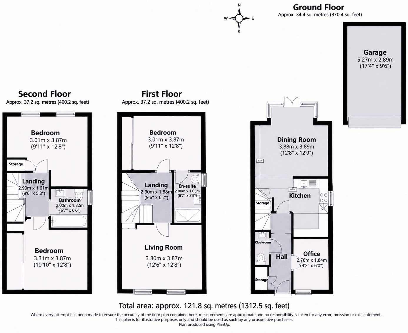 10, Acacia Way, Nottingham floorplan