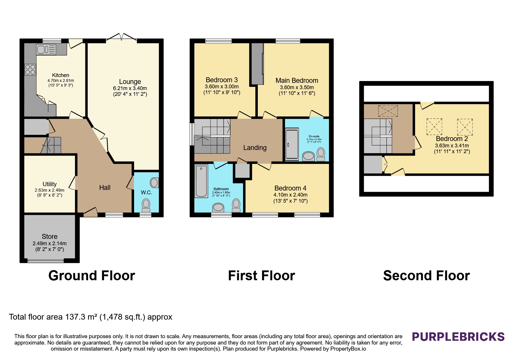 5, Marlecroft Close, Manchester floorplan