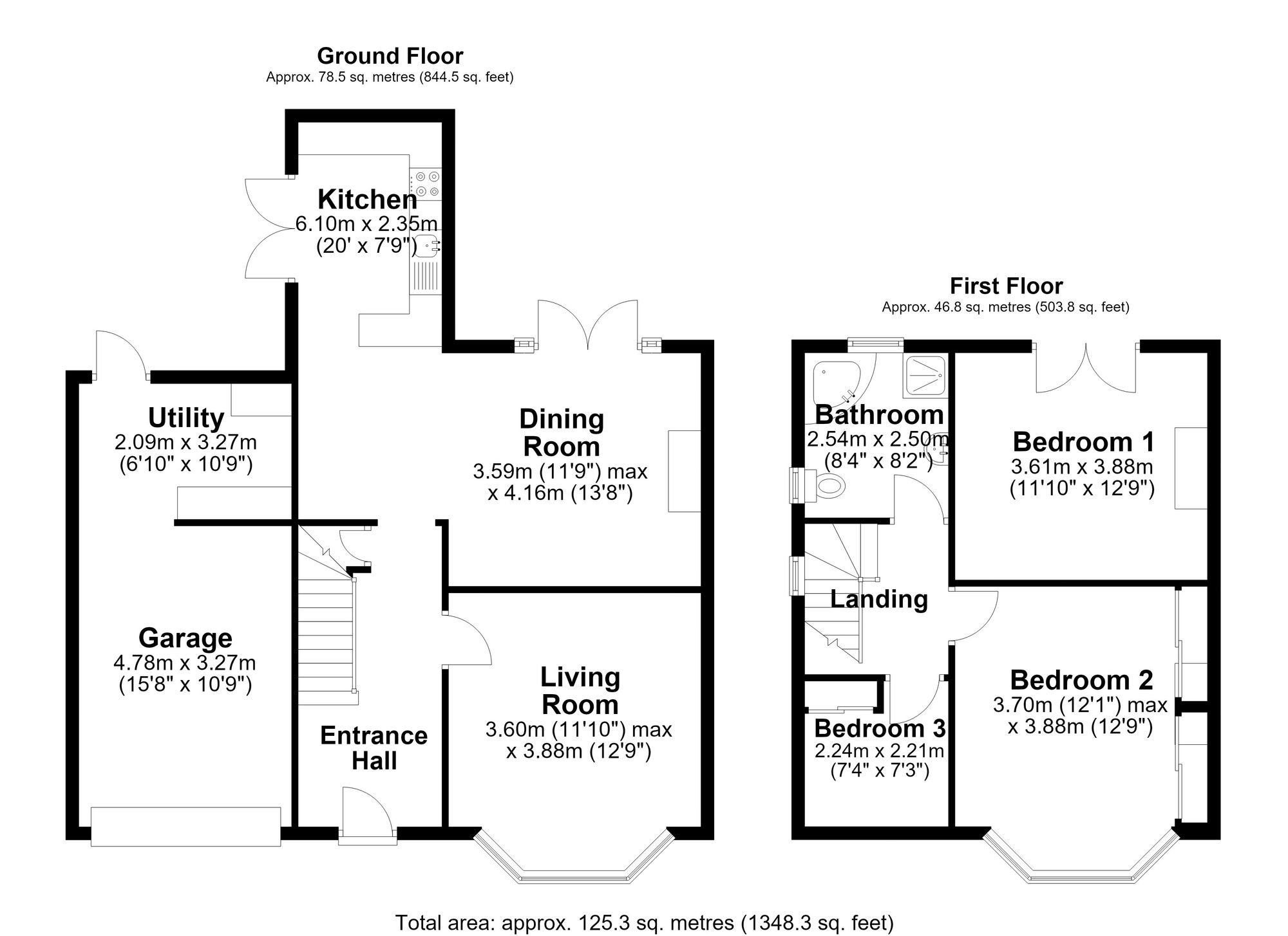 251 Wilderspool Causeway, Warrington floorplan