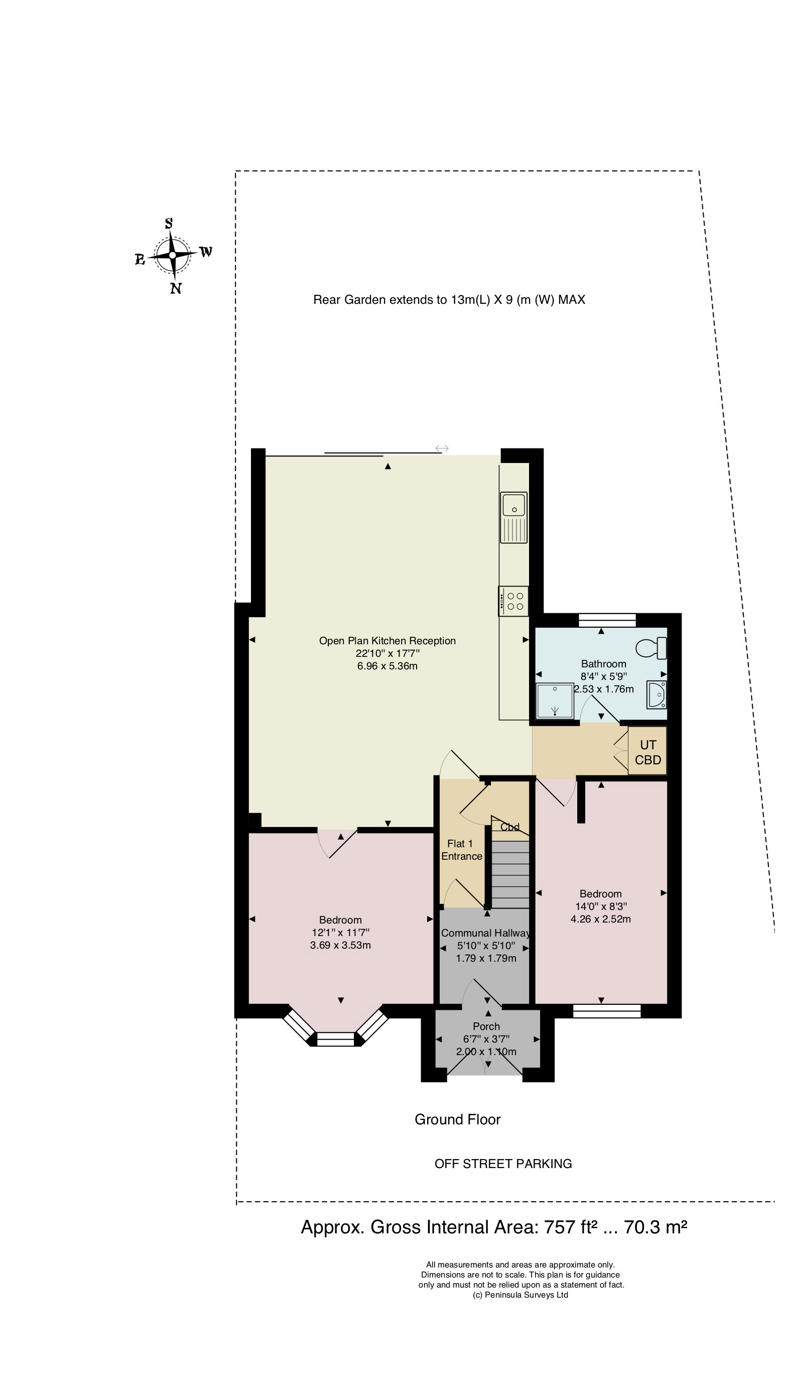 2 Bedrooms Flat for sale in The Fairway, London W3