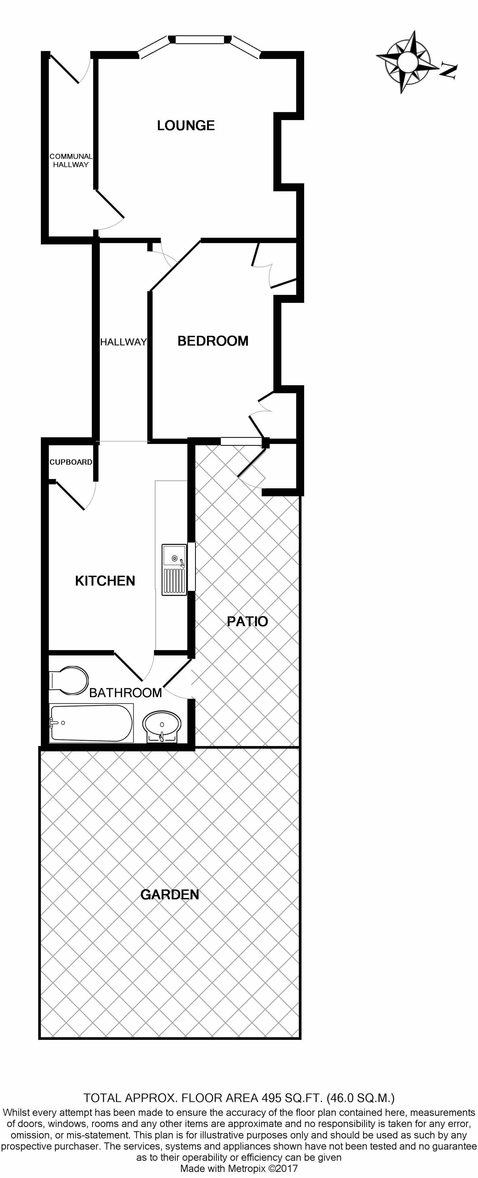 1 Bedrooms Flat to rent in Hampstead Road, Brighton BN1