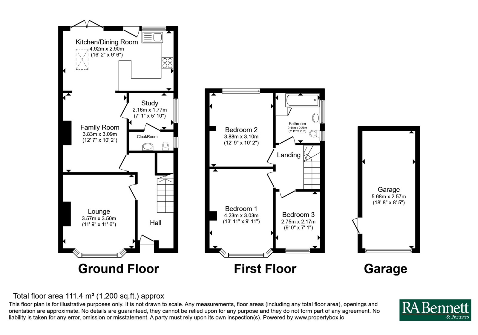 120, Warden Hill Road, Gloucestershire floorplan