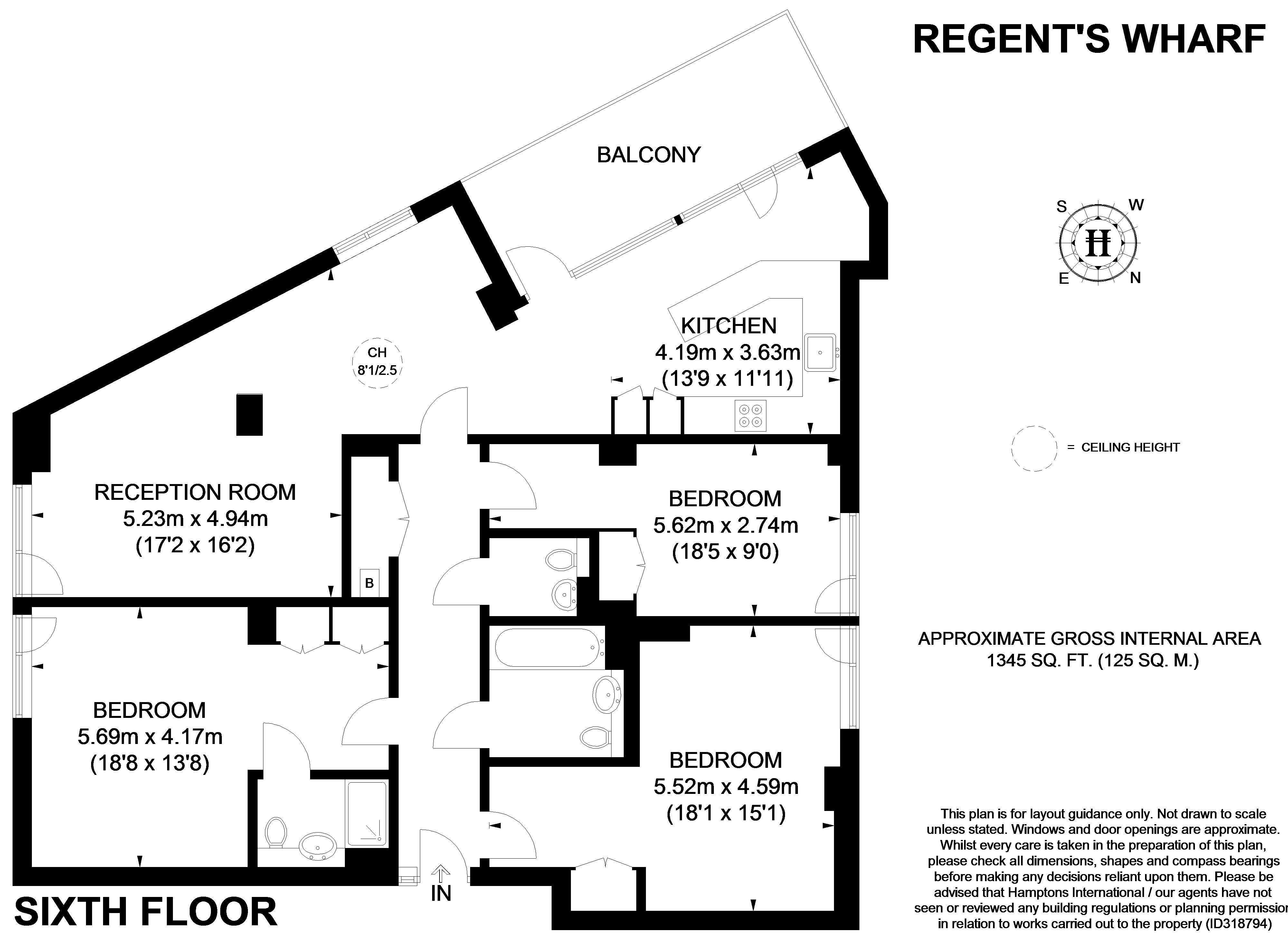 3 Bedrooms Flat to rent in Camley Street, London N1C