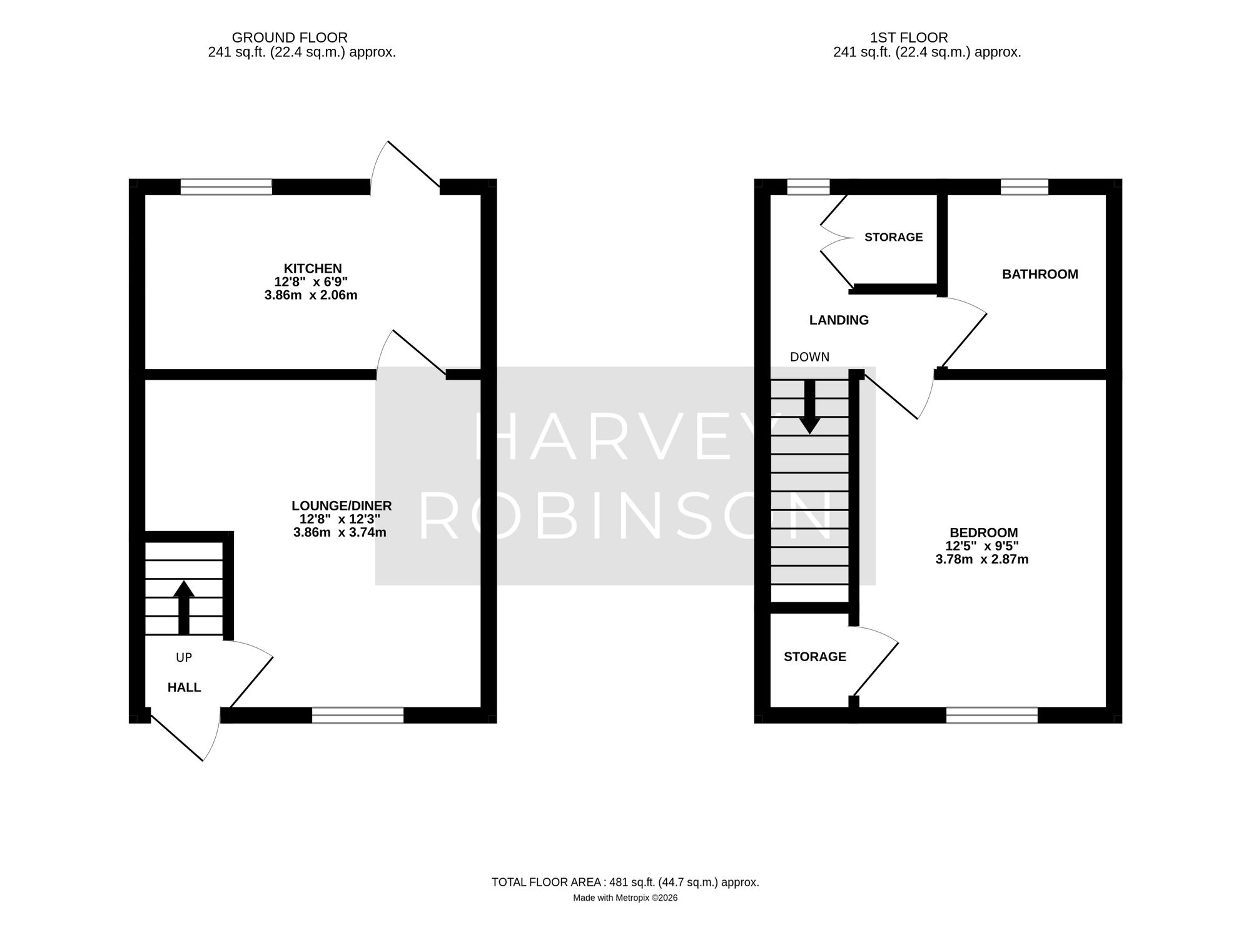 19a Parkhall Road, Huntingdon floorplan