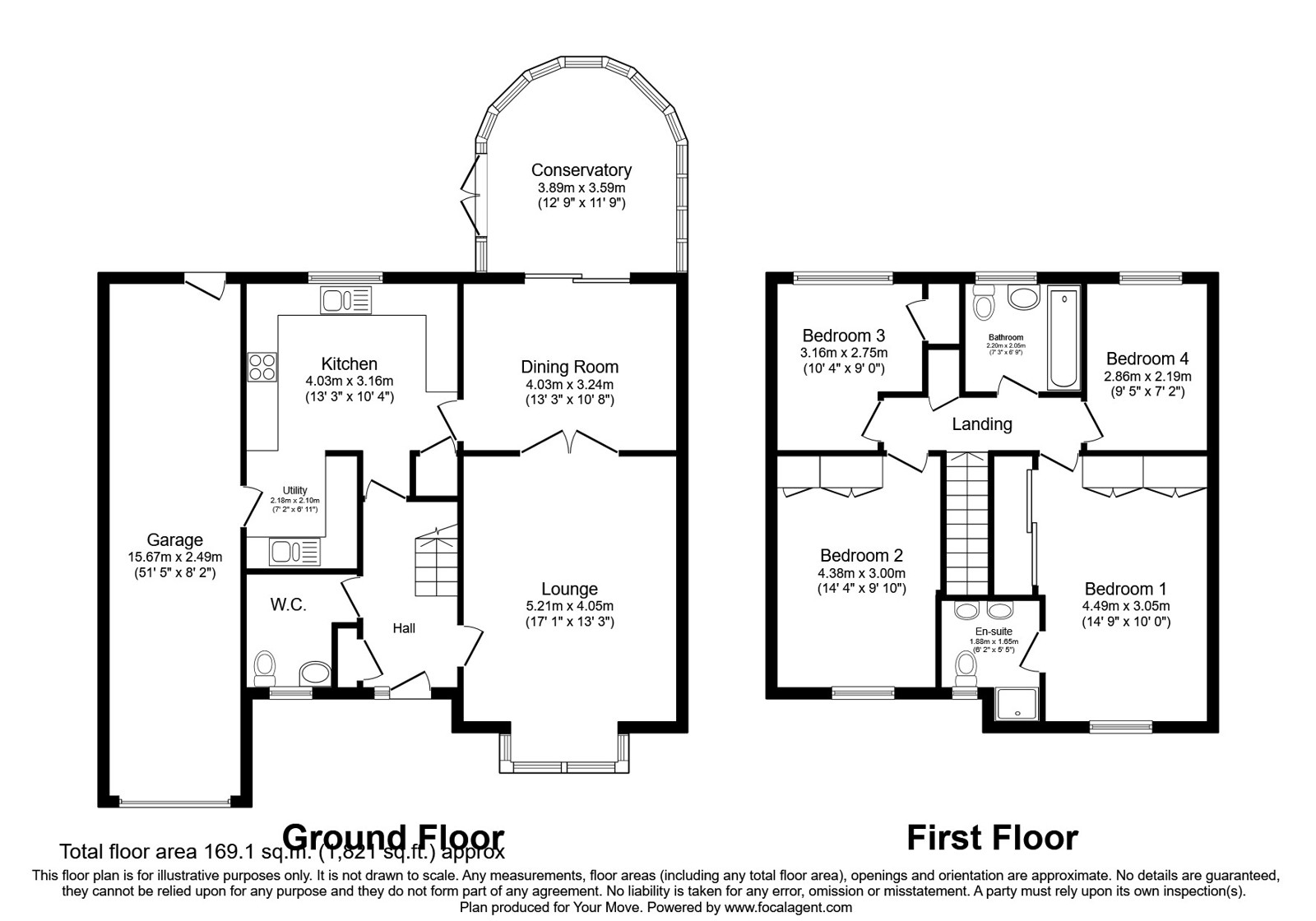 14, Winceby Road, Staffordshire floorplan