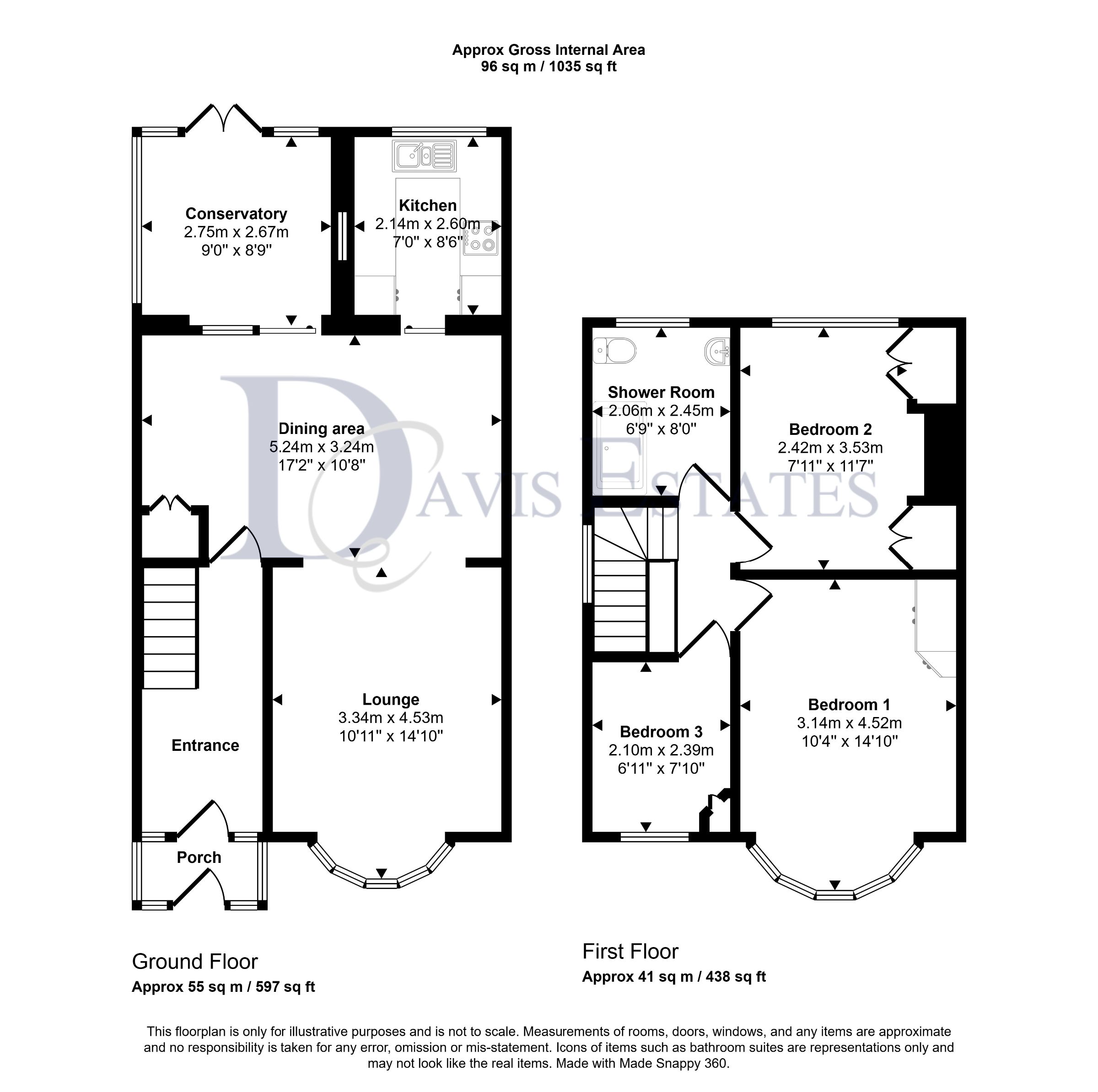 68 Kenilworth Gardens, Hornchurch floorplan