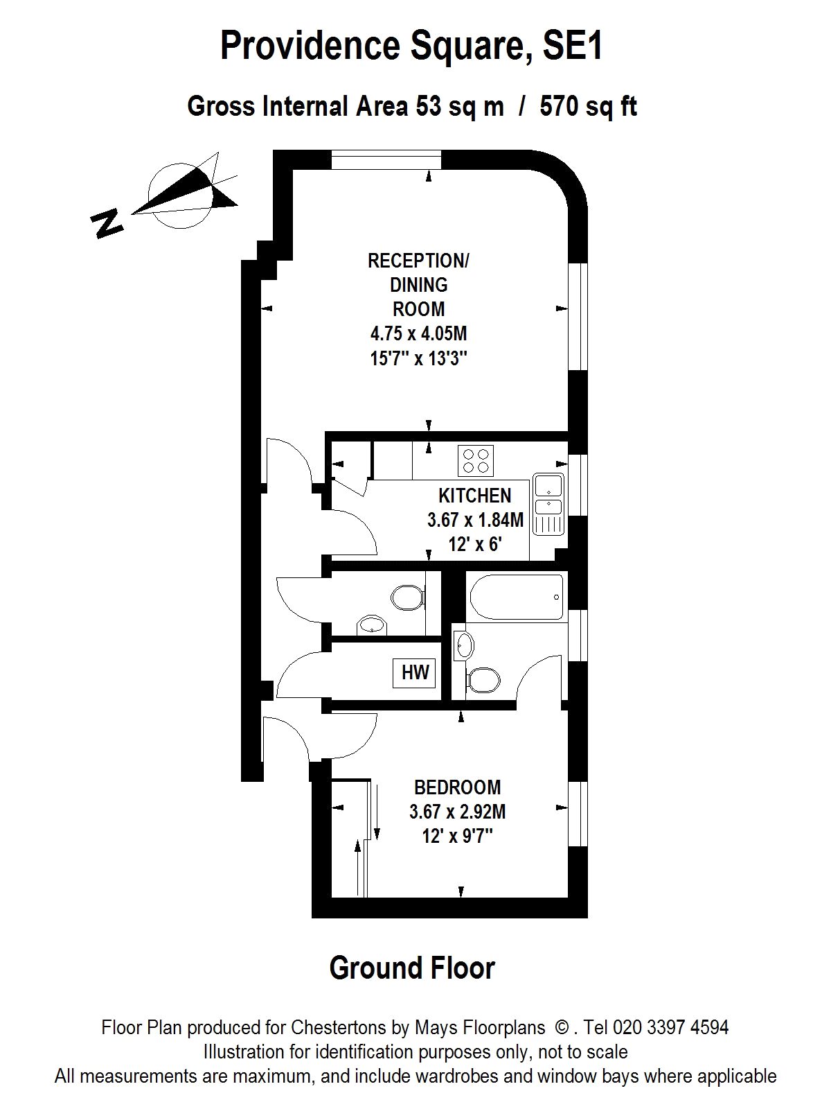 1 Bedrooms Flat to rent in Providence Square, London SE1