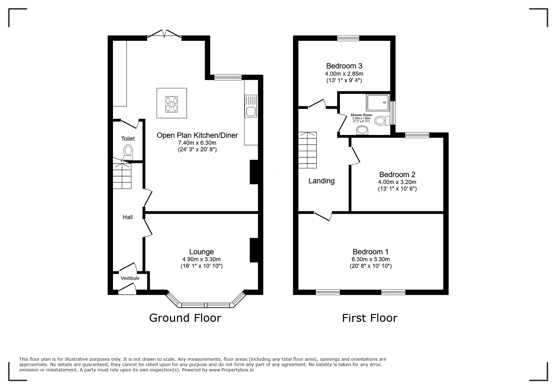 Gordon Road, Monton, M30 floorplan