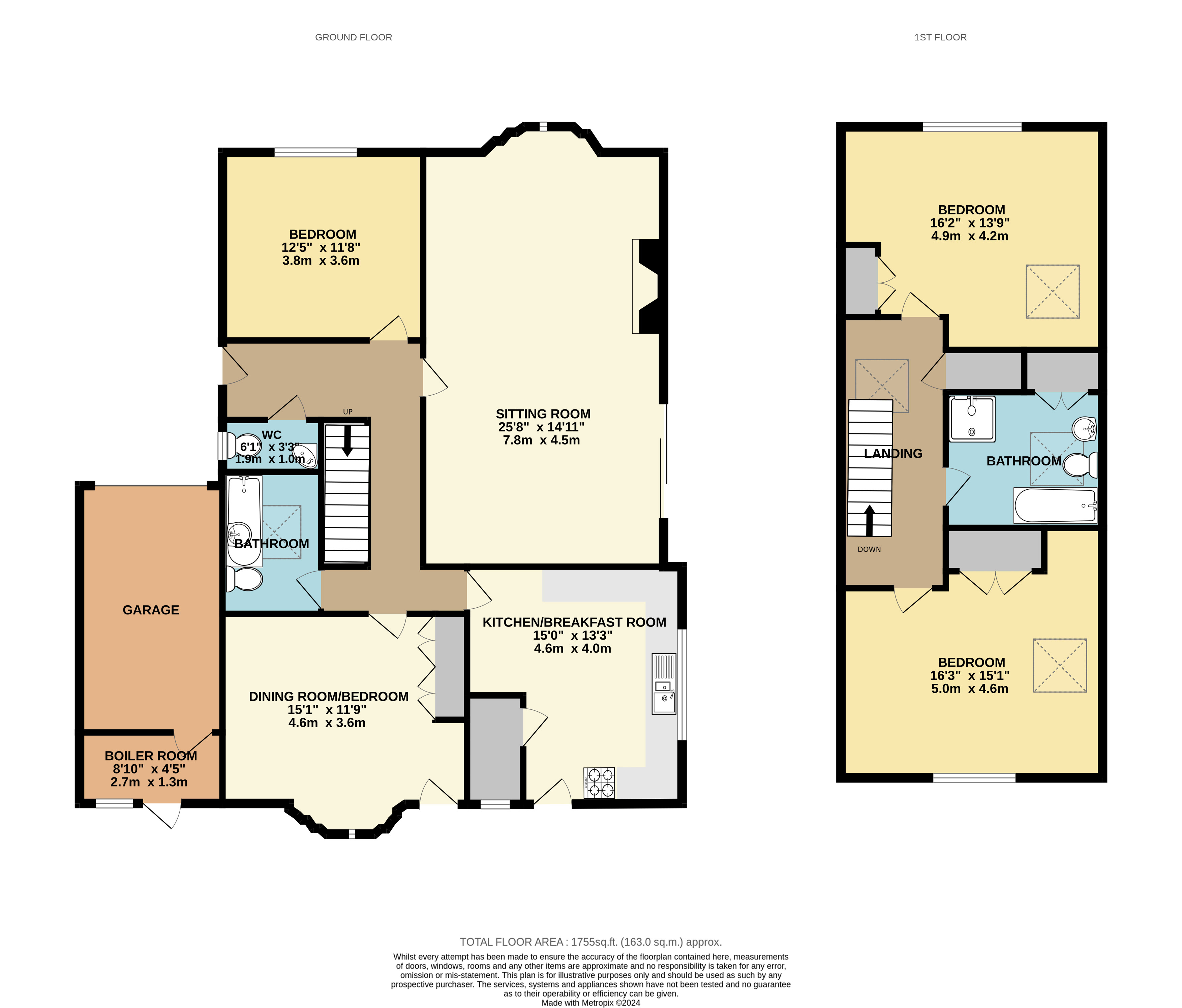 Franklin Road, Oxford floorplan