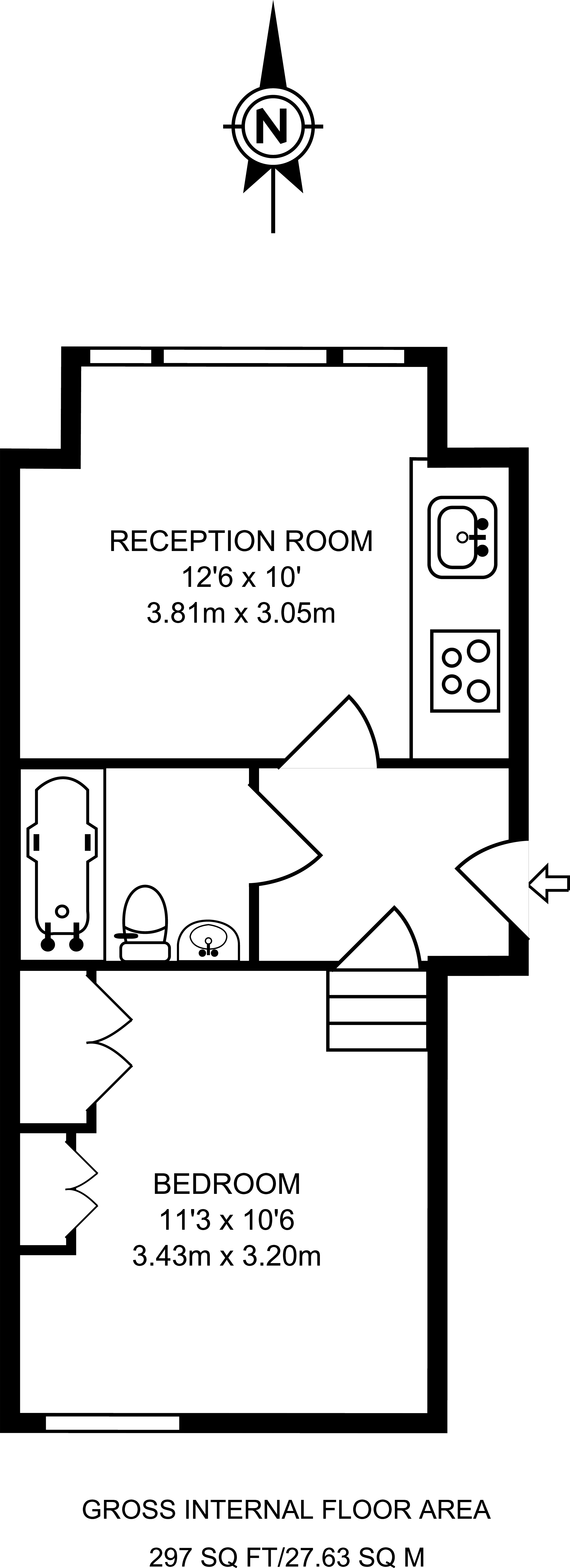 1 Bedrooms Flat to rent in Kingscourt Road, Streatham Hill SW16