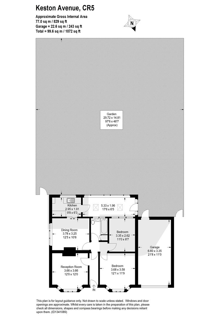 Keston Avenue, Coulsdon floorplan