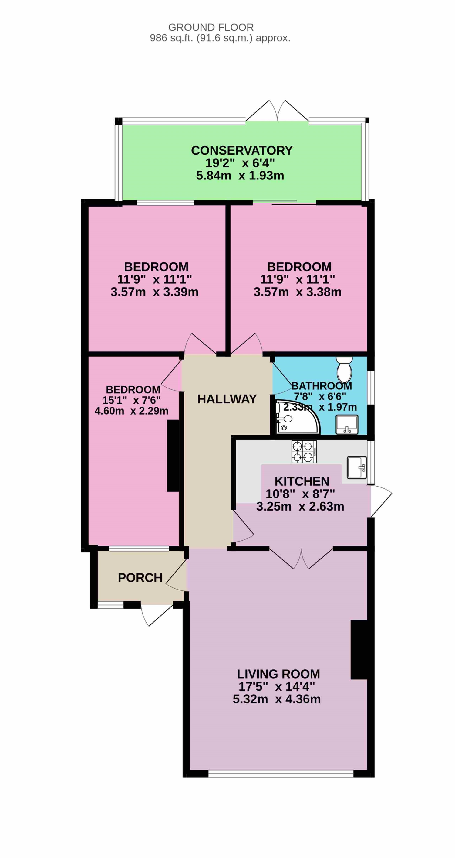 18, Woodcote Avenue, Kenilworth floorplan