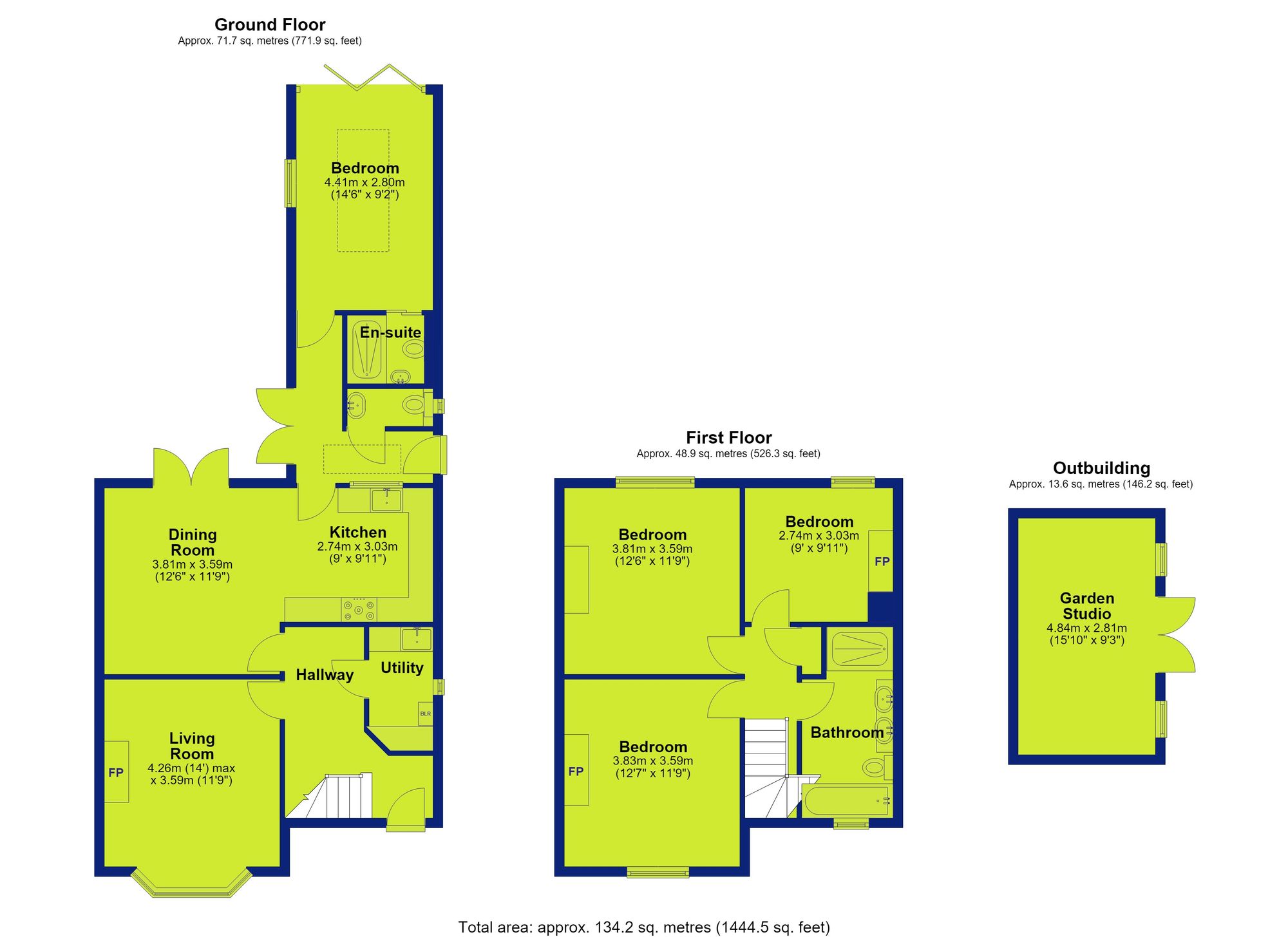4 Elm Drive, Nottingham floorplan