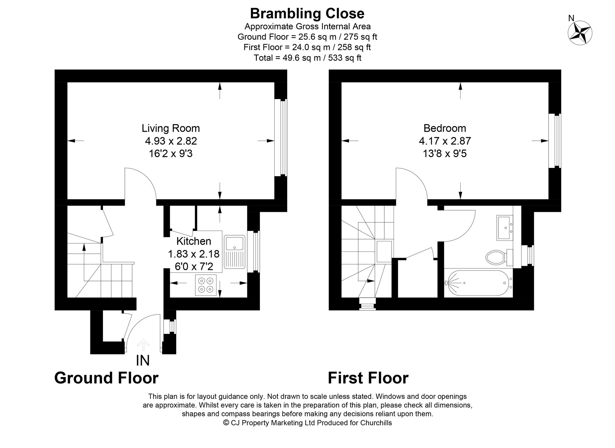 28 Brambling Close, Bushey floorplan