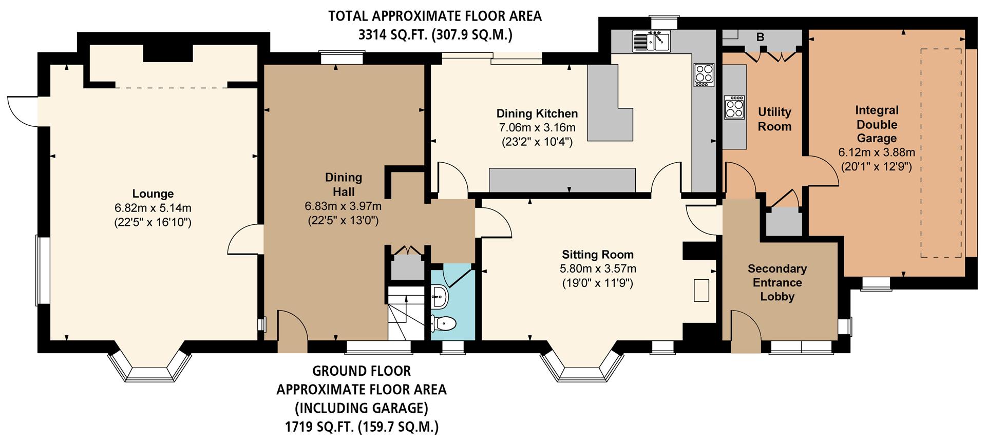 Pippin Cottage, 74 Church Lane, Sheffield floorplan