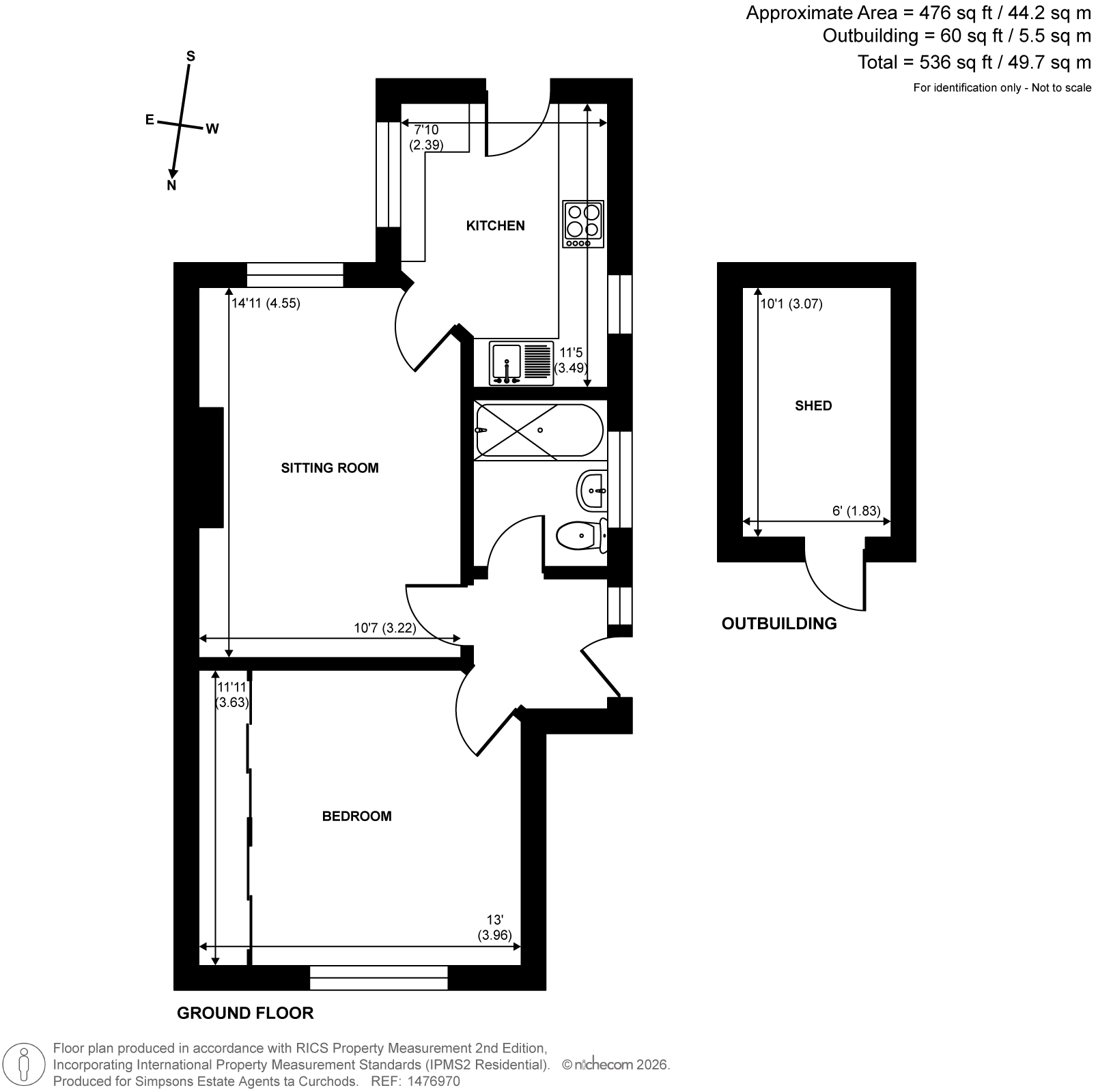 17, Wolsey Grove, Esher floorplan