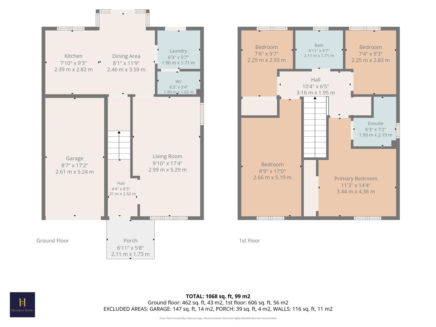 2, Clover Crescent, Glasgow floorplan