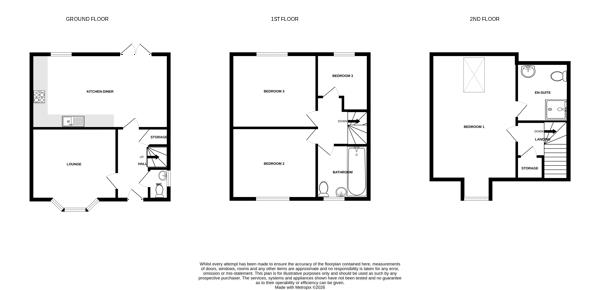 3, Ullswater Drive,, Hullbridge floorplan