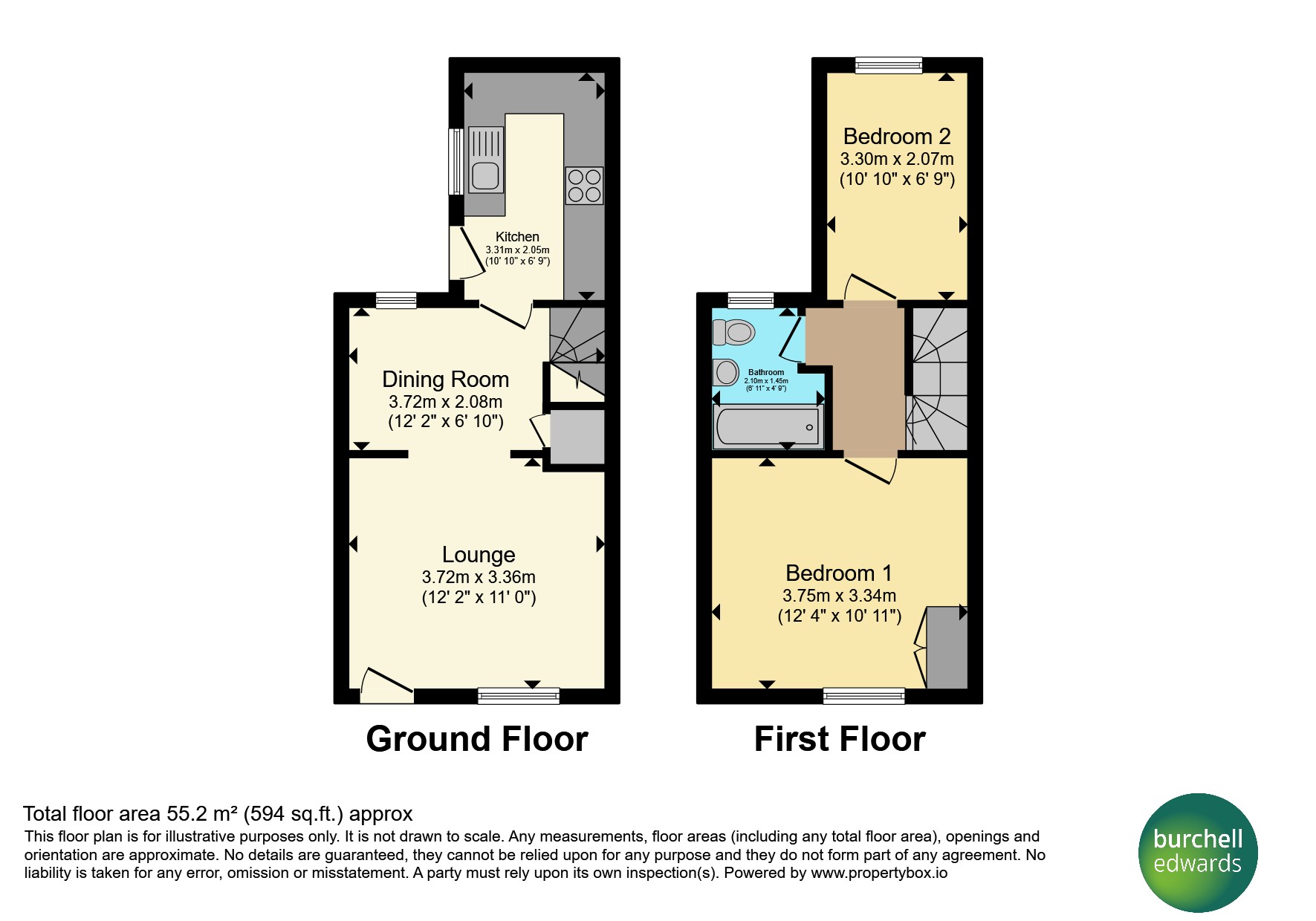 2, North Terrace, Belper floorplan