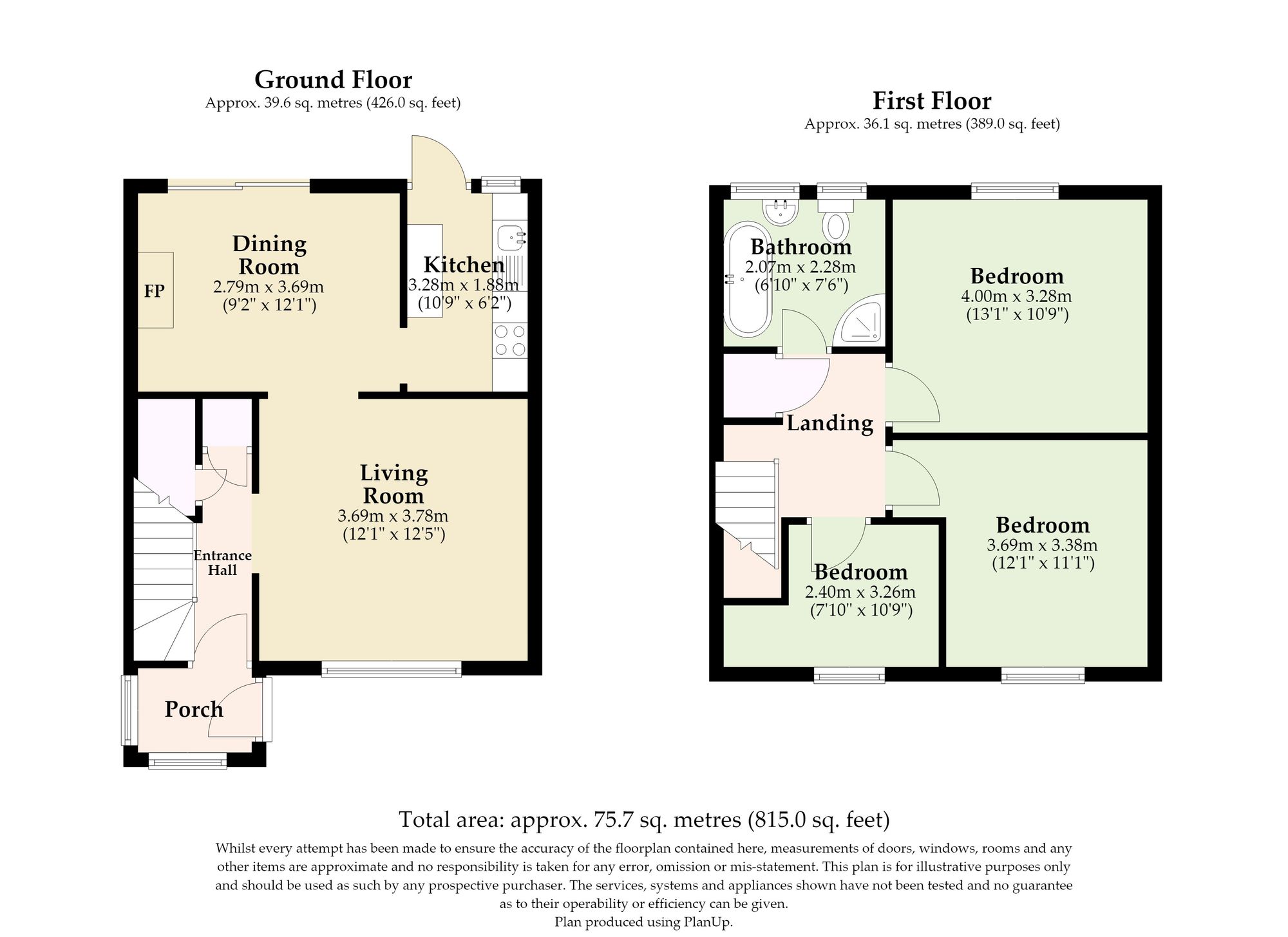 123 Oulton Road, Lowestoft floorplan