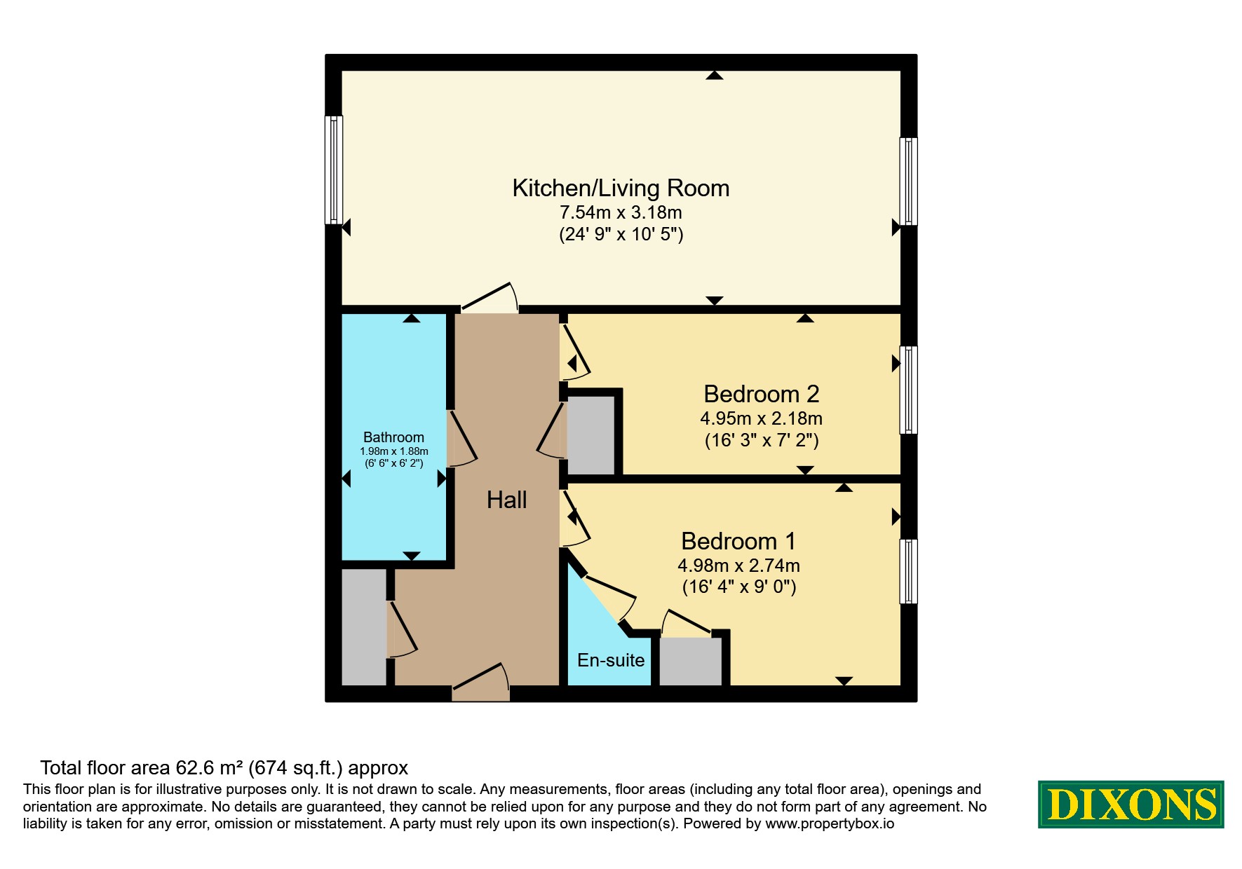 Flat 3, 29, Ray Mercer Way, Worcestershire floorplan