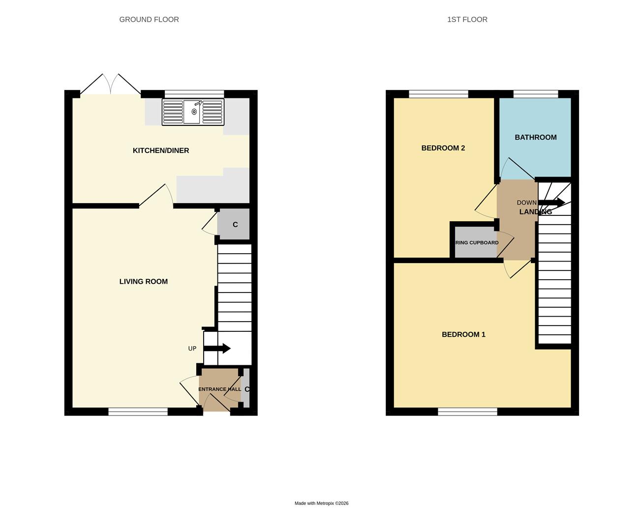 37, Webbers Way, Bridgwater floorplan