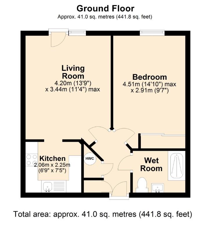 3 Raleigh Court, Polebarn Road, Trowbridge floorplan