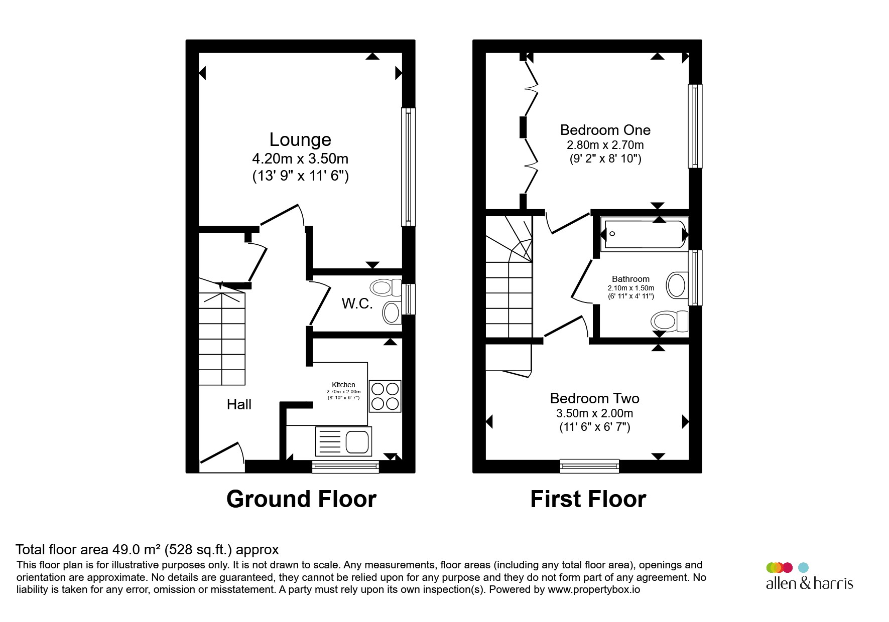 20, Old Were Court, Warminster floorplan