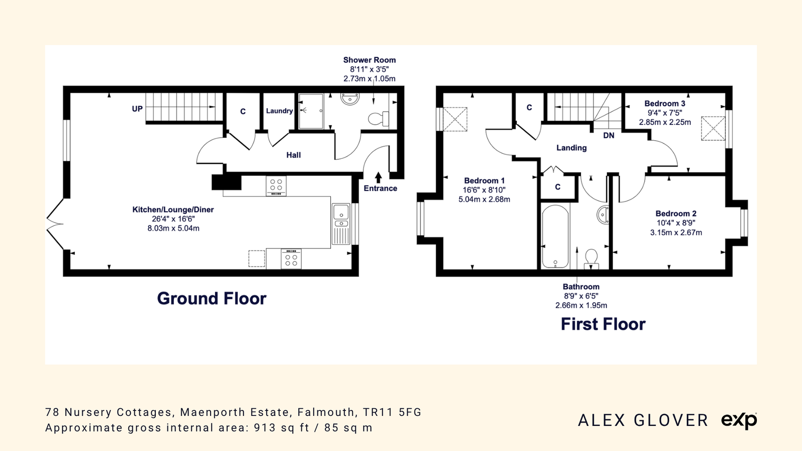 78, Nursery Cottages,78, Maenporth Estate, Falmouth floorplan