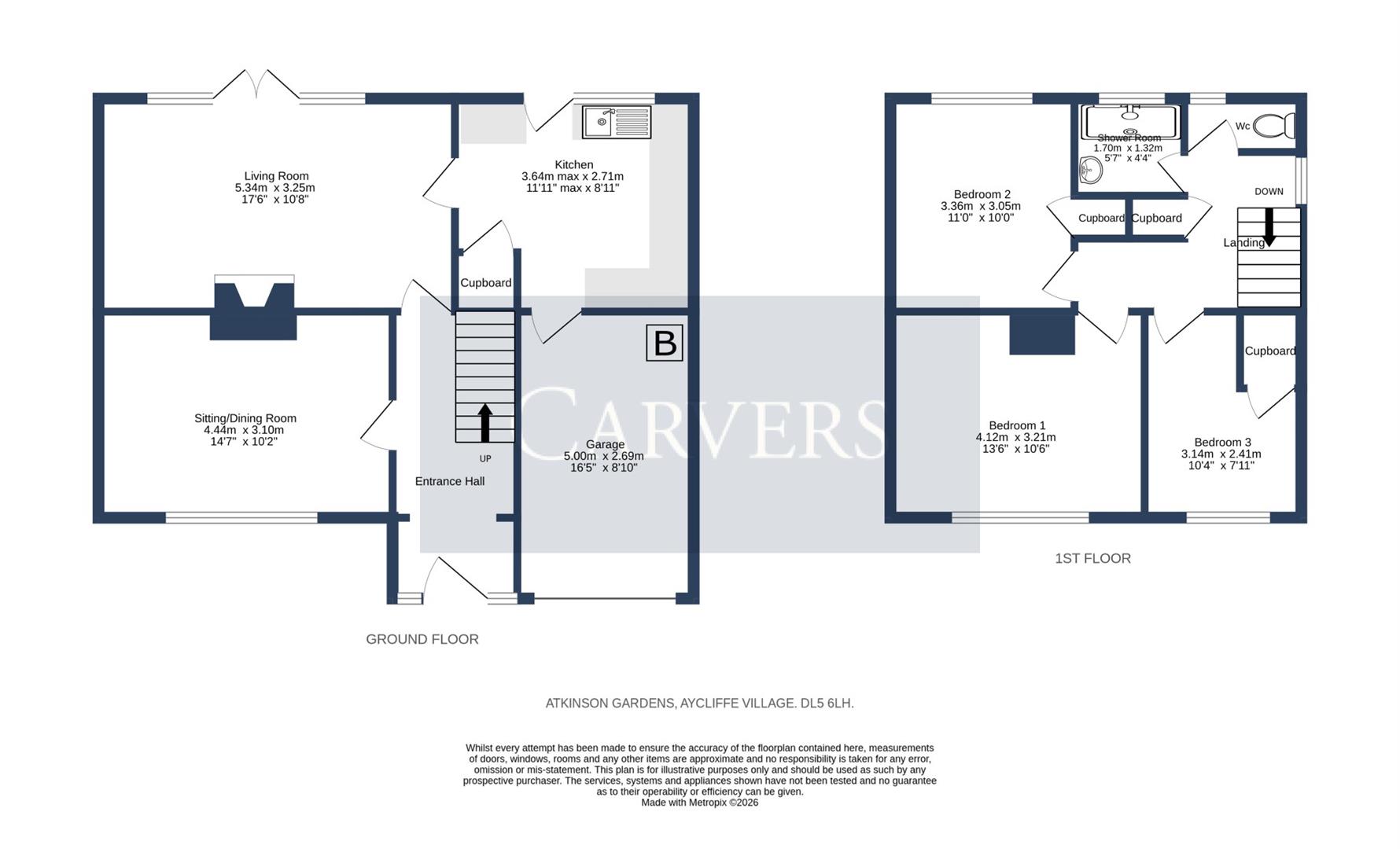 41A, Atkinson Gardens, Aycliffe Village floorplan