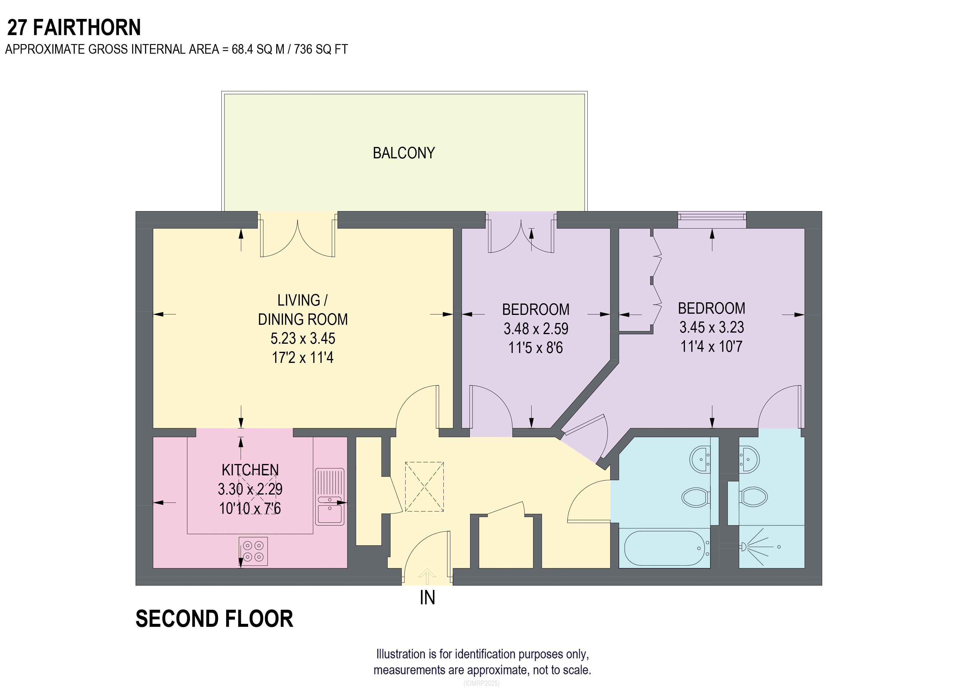 Apartment 27 Fairthorn, 117 Townhead Road, Sheffield floorplan