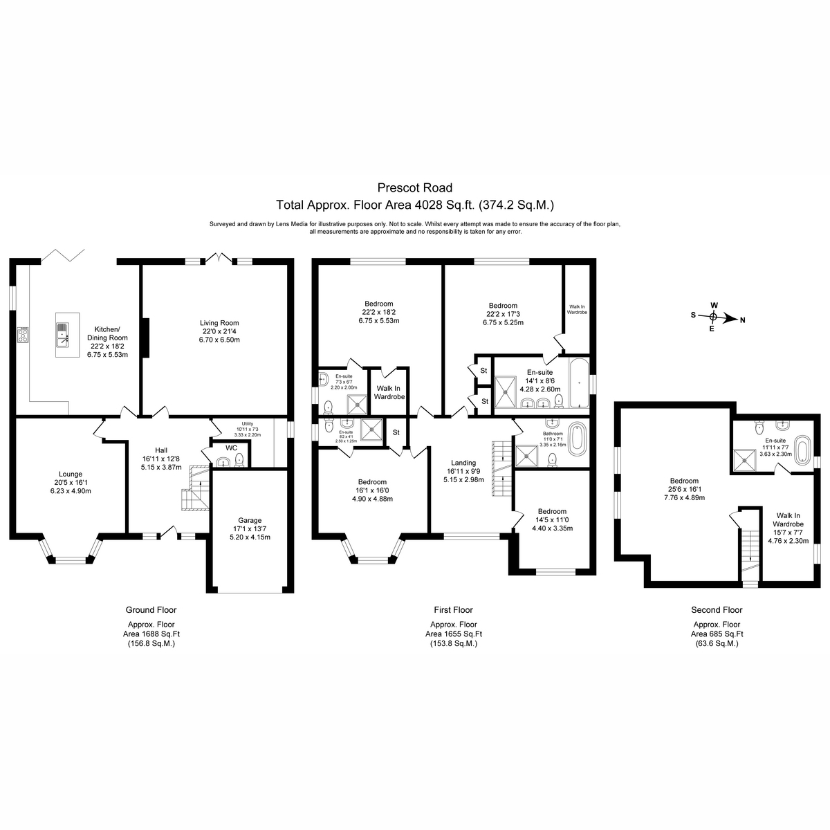226, Prescot Road, Aughton floorplan