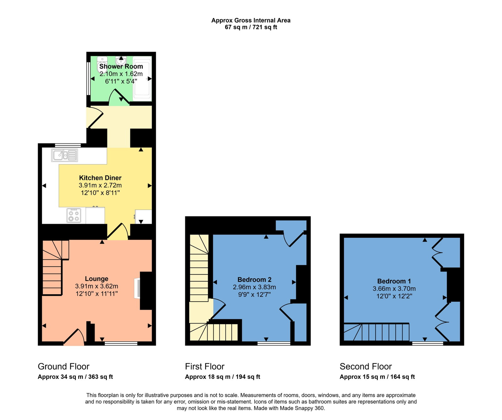 11, Williamsons Lane, Whitehaven floorplan
