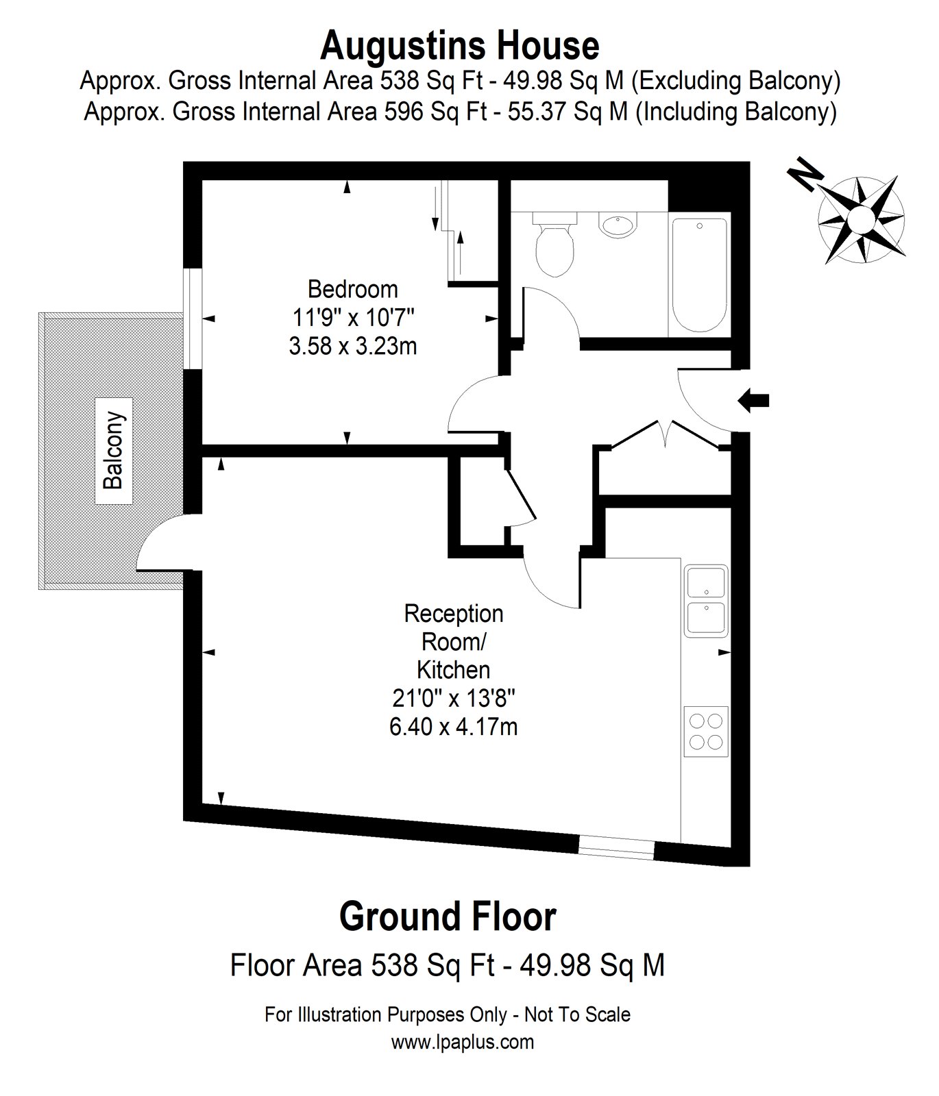 Augustine House, 004, Conington Road, London floorplan