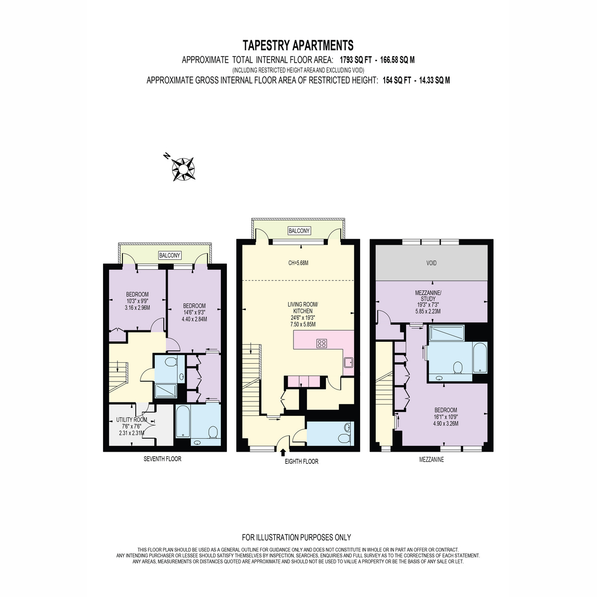 Flat 45, 1, Canal Reach, London floorplan