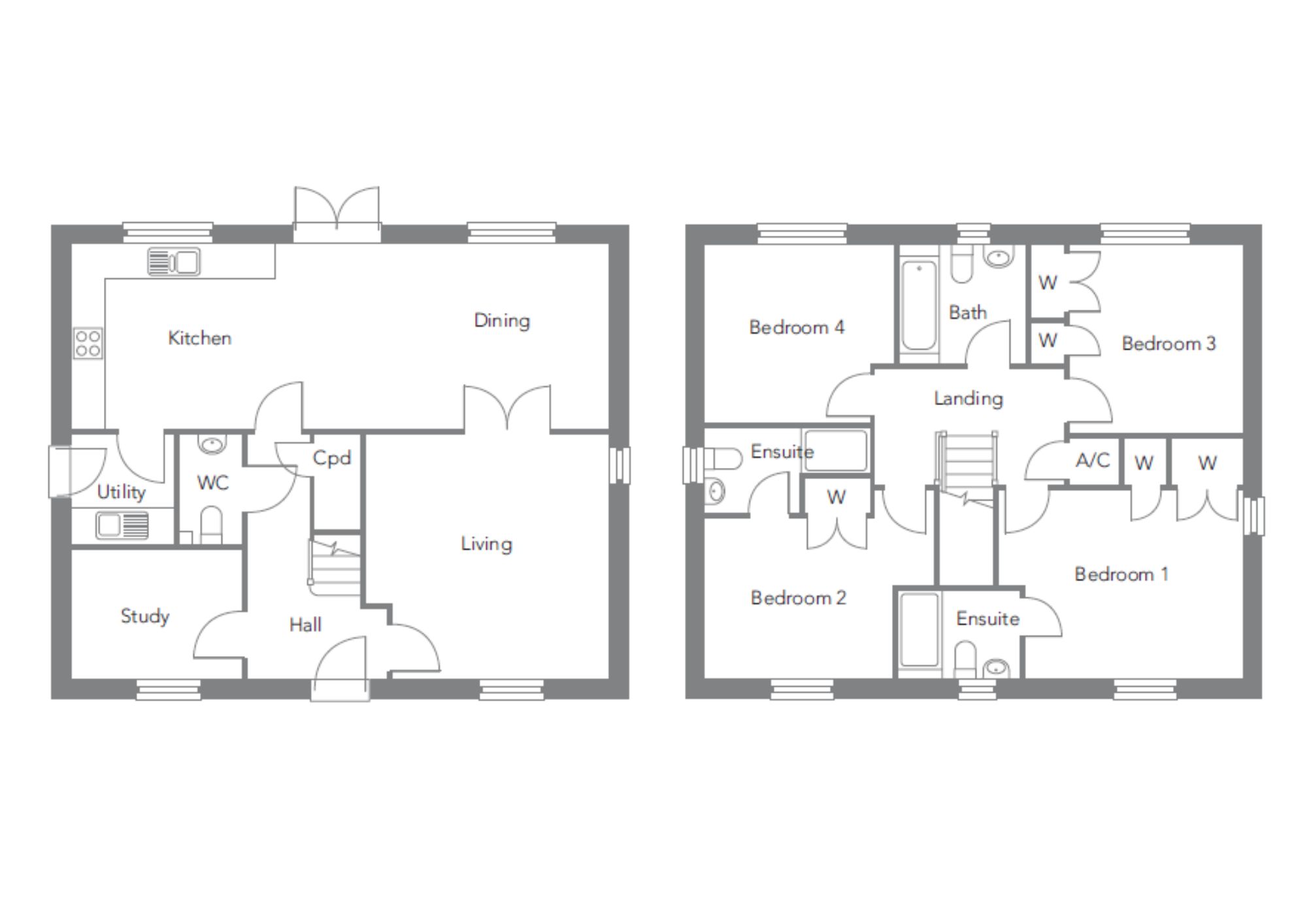 Plot 64, Jubilee Way, Beccles floorplan