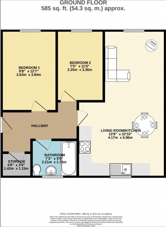 6, The Lodge, Sutton in Ashfield floorplan