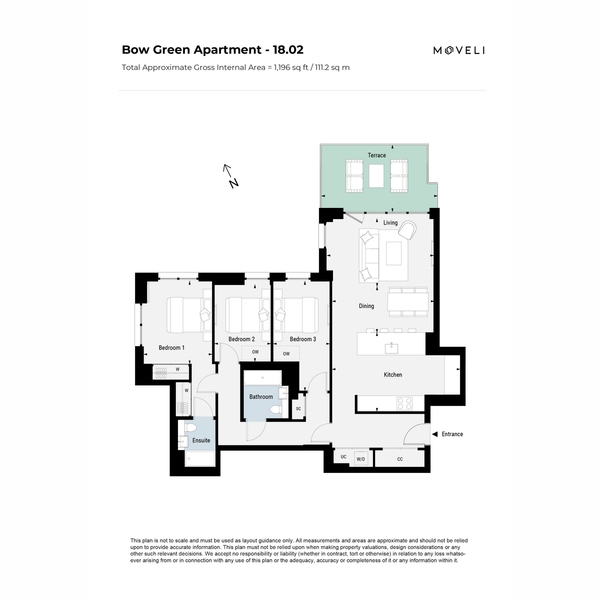 Flat Flat 13, 120, Bow Common Lane, London floorplan