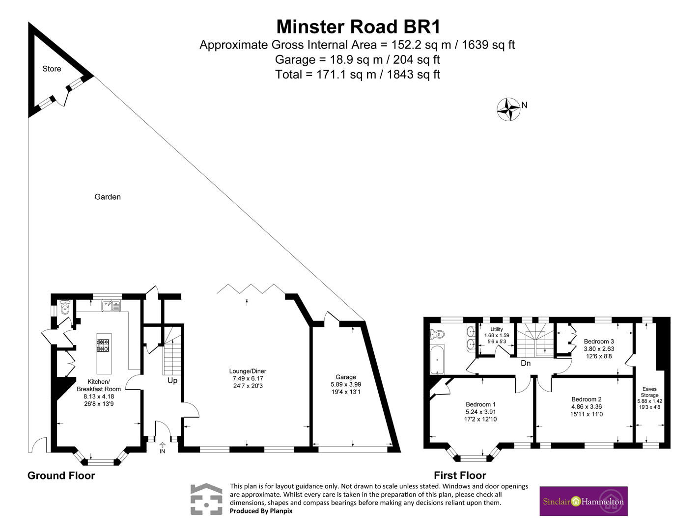 33, Minster Road, Bromley floorplan