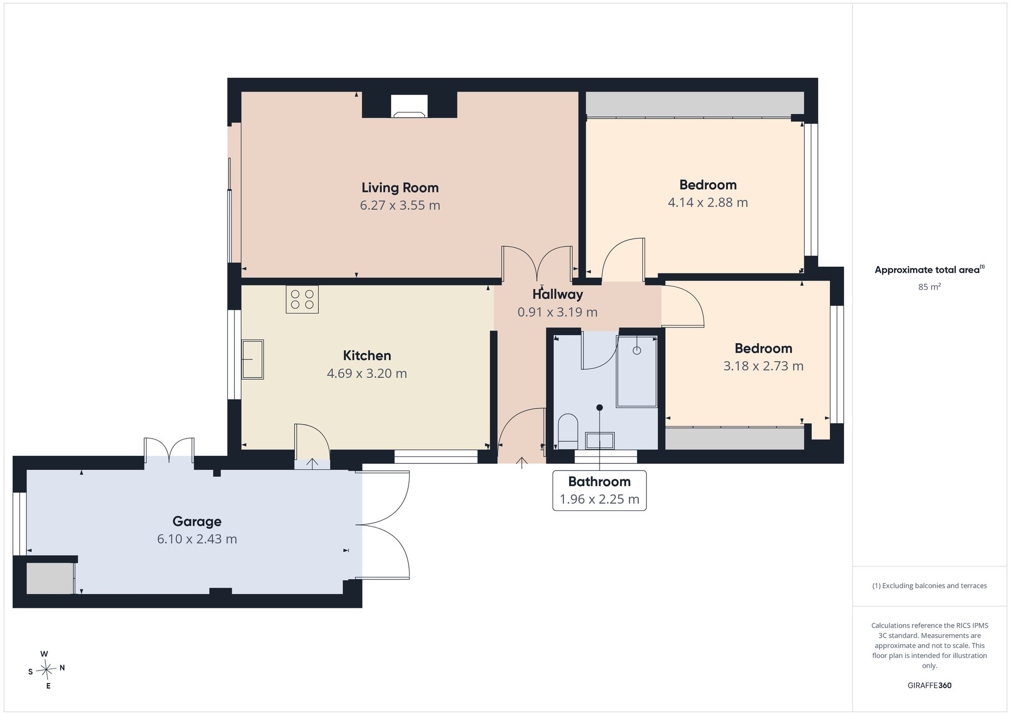 14 Greystoke Avenue, Newcastle Upon Tyne floorplan