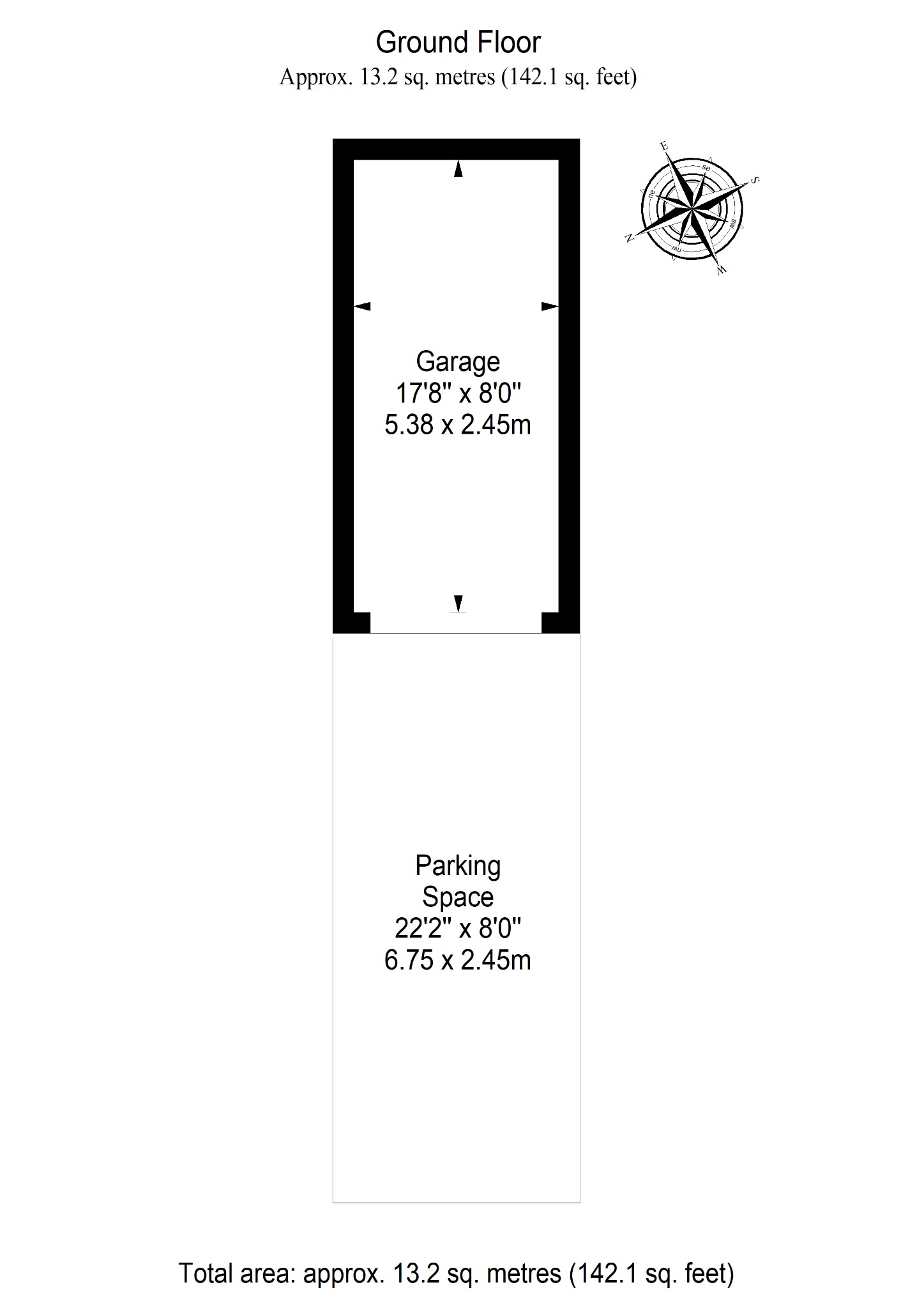 Garage 26C Sandport, Leith, Edinburgh floorplan