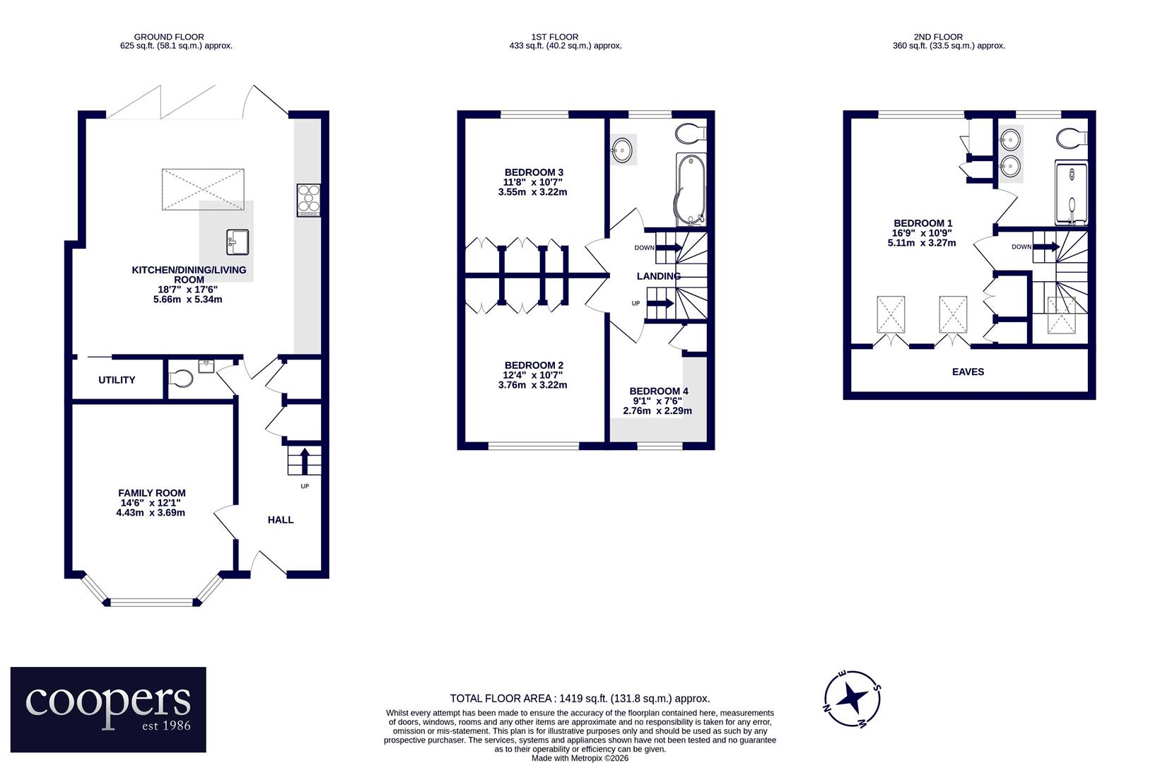 114, Royal Lane, Hillingdon floorplan