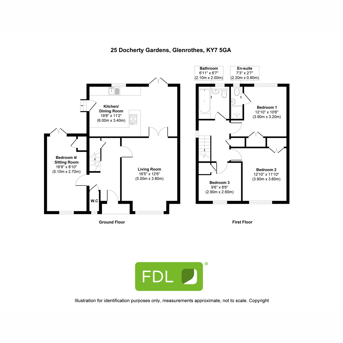 25, Docherty Gardens, Glenrothes floorplan