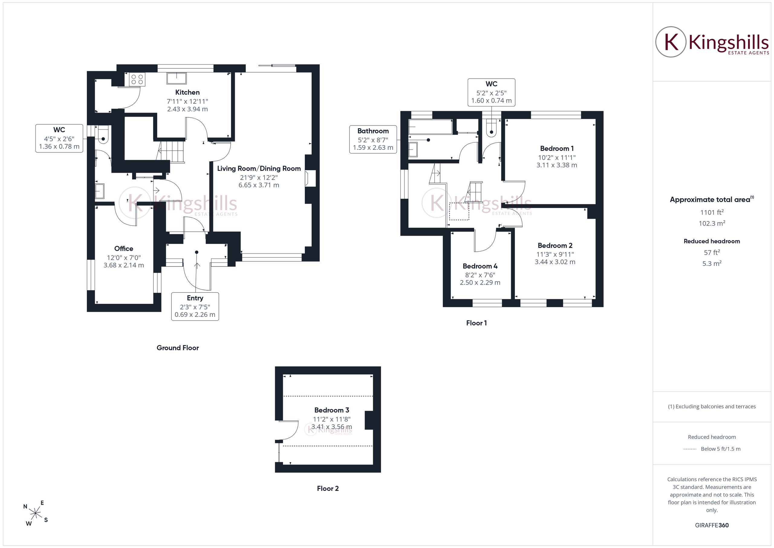 92 Deeds Grove, High Wycombe floorplan